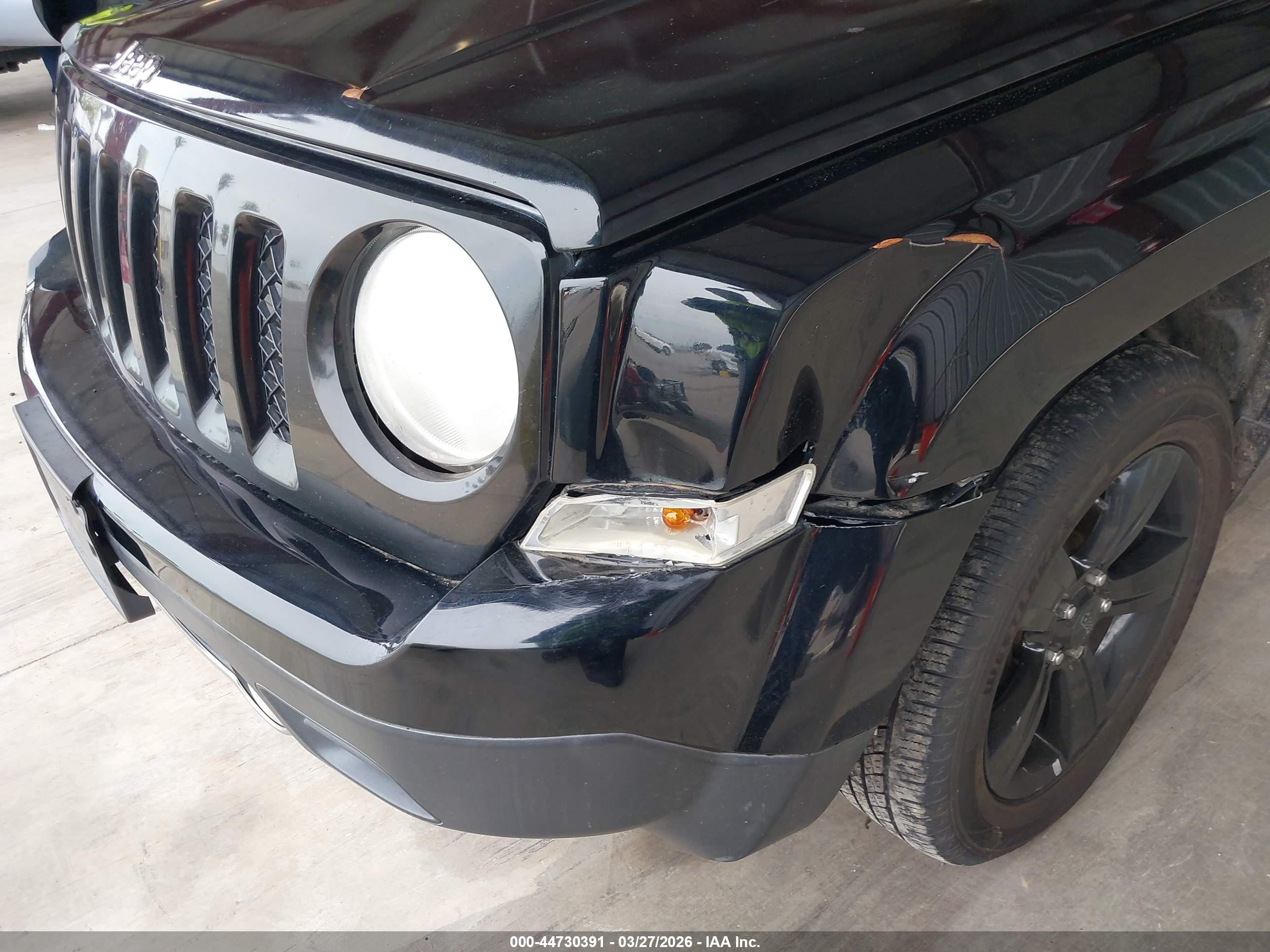 2013 Jeep Patriot Latitude Black vin: 1C4NJRFB7DD236515