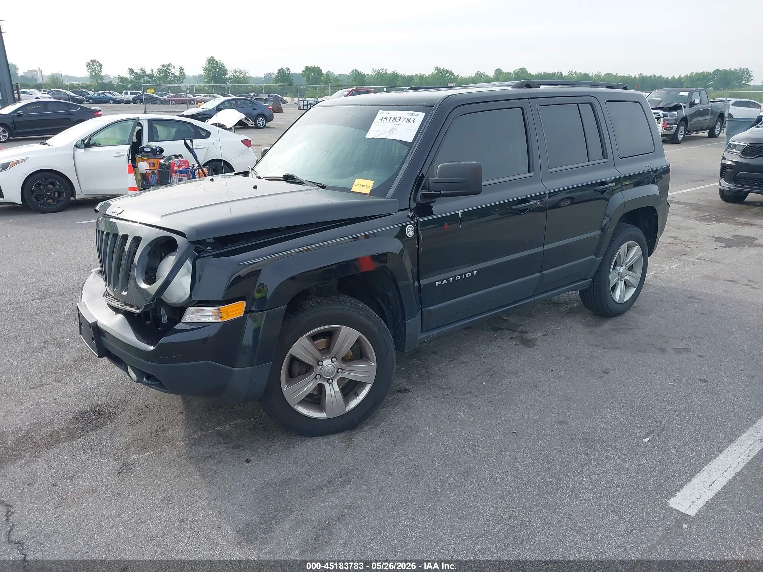 2014 Jeep Patriot Latitude Black vin: 1C4NJRFB7ED514511