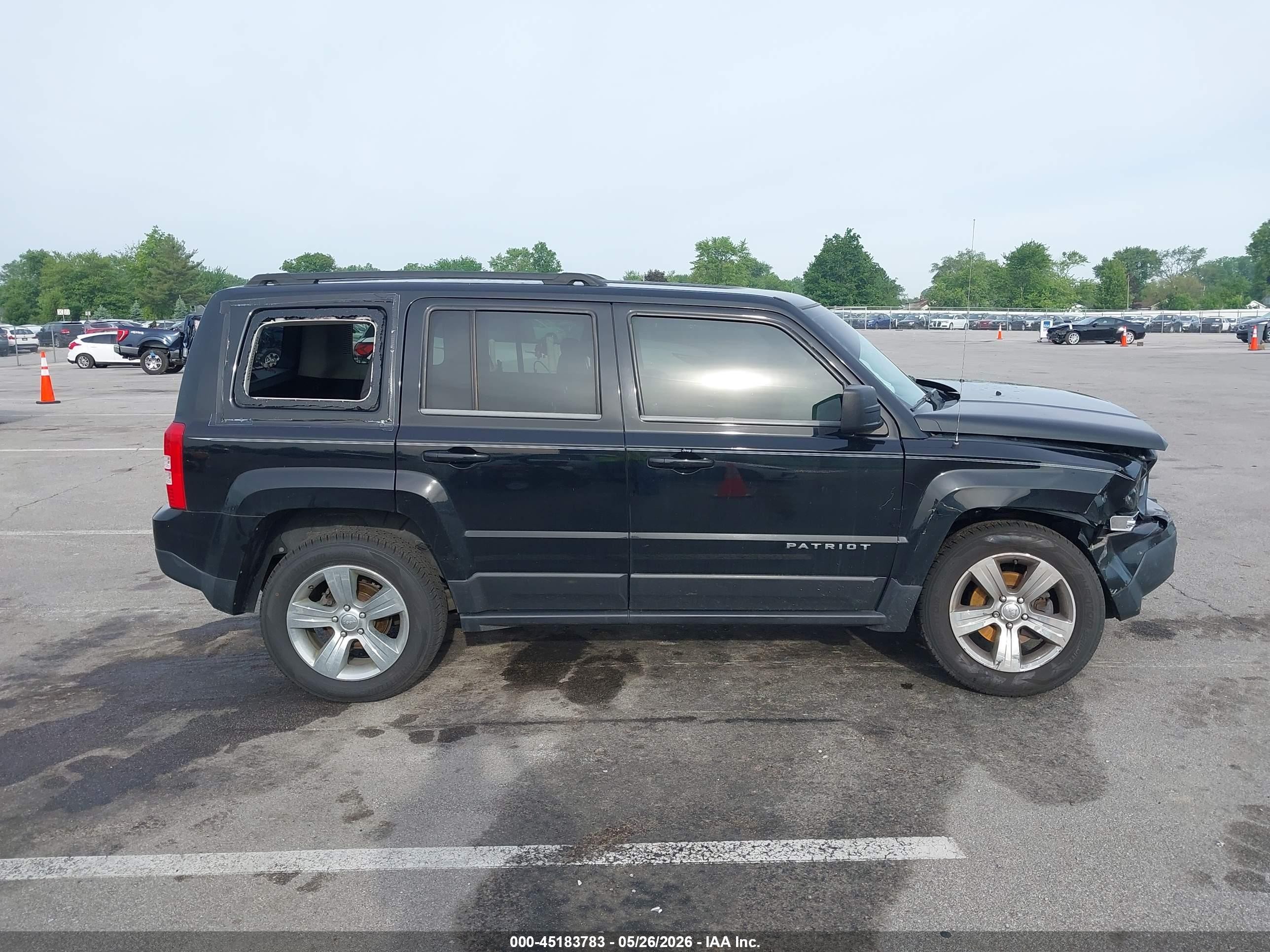 2014 Jeep Patriot Latitude Black vin: 1C4NJRFB7ED514511