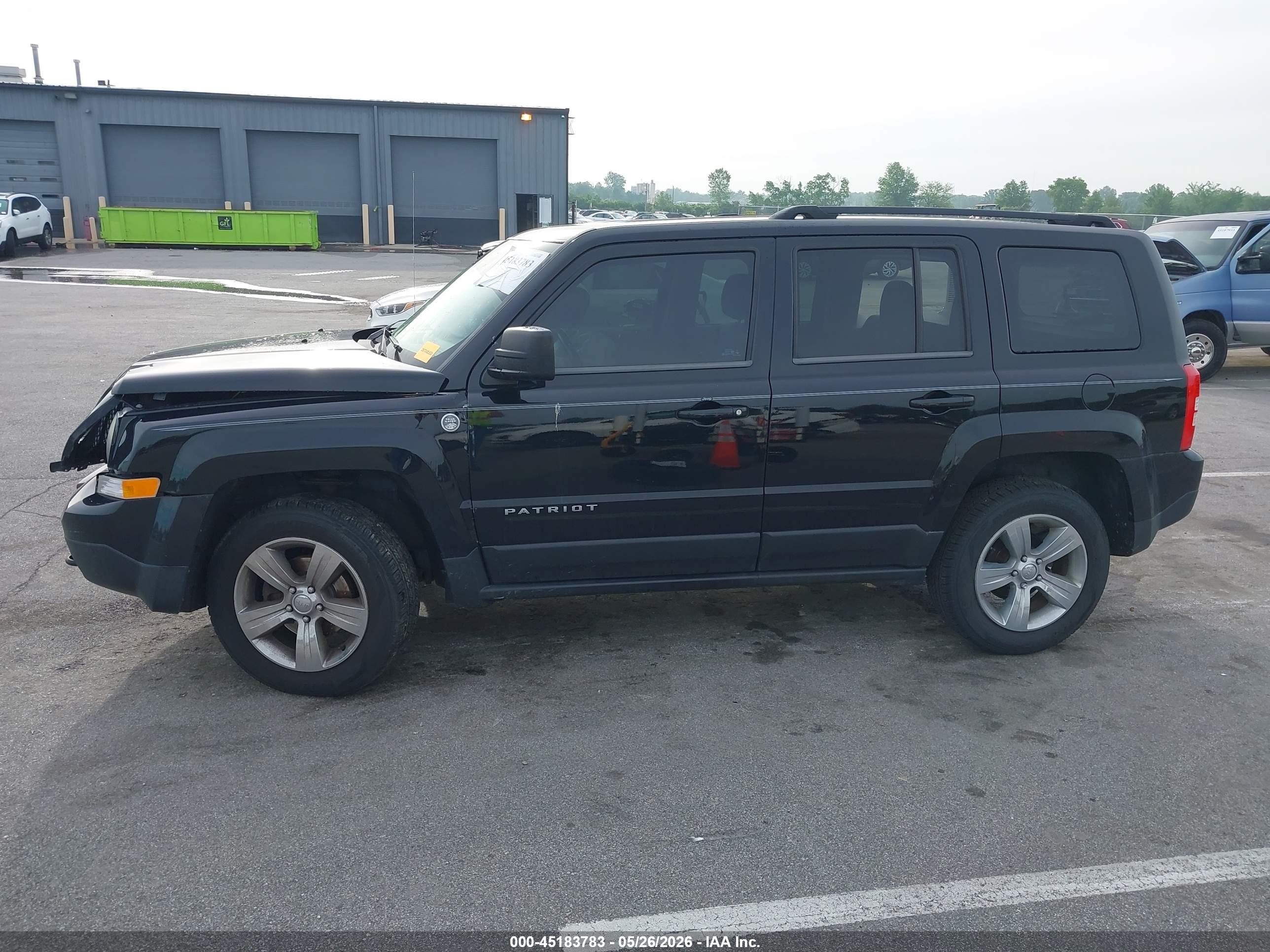 2014 Jeep Patriot Latitude Black vin: 1C4NJRFB7ED514511