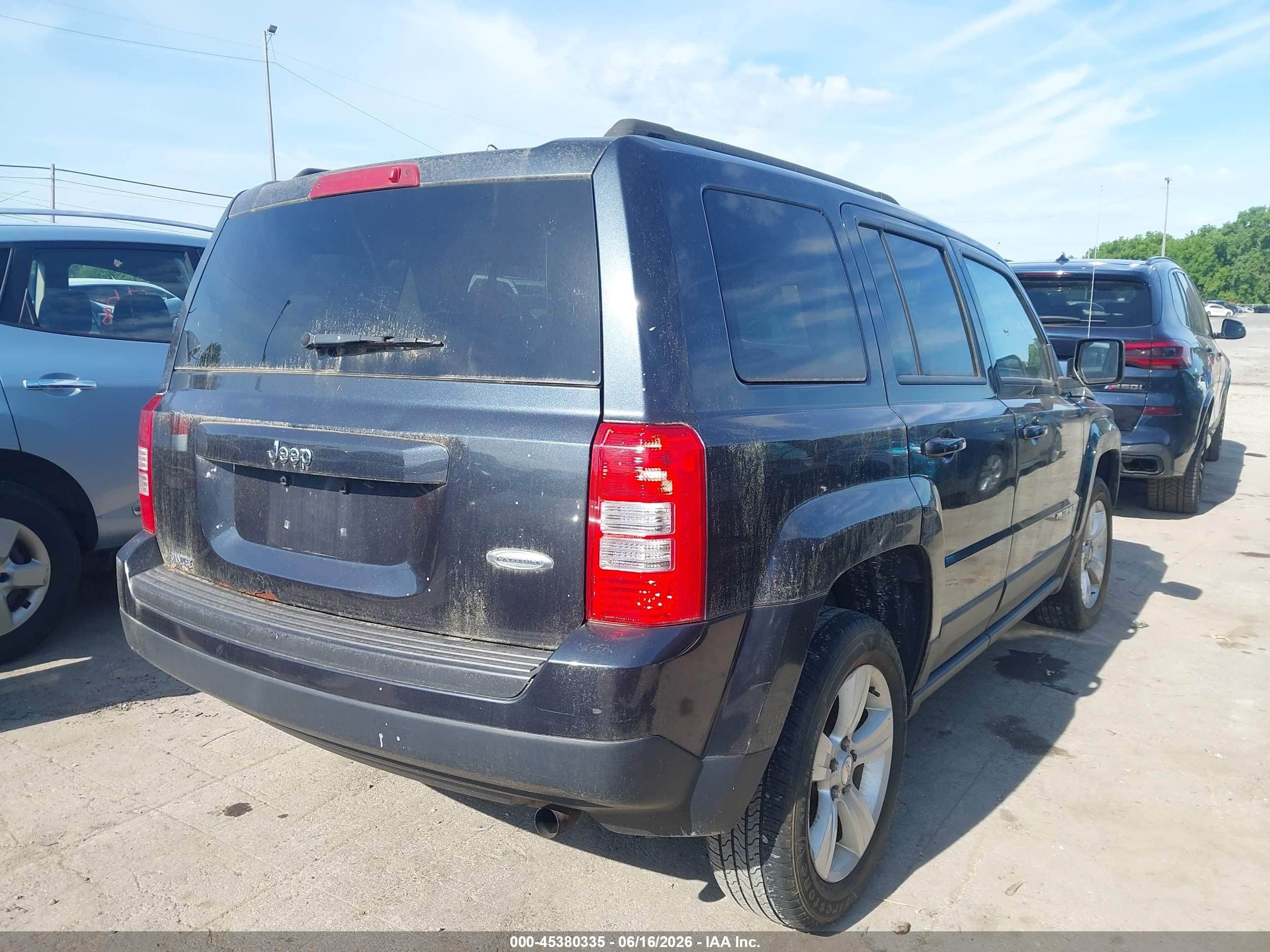 2014 Jeep Patriot Latitude Black vin: 1C4NJRFB7ED650086