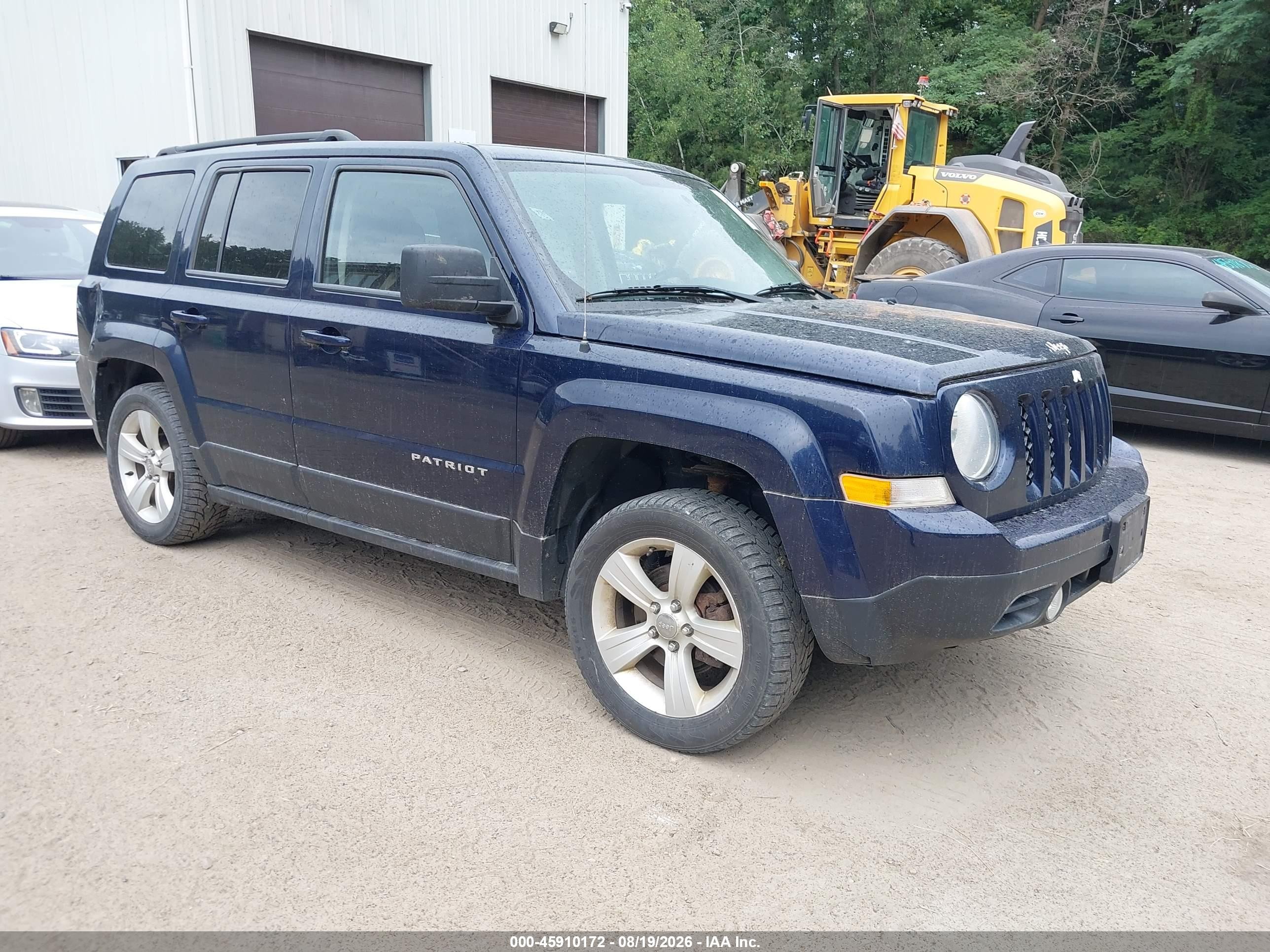2014 Jeep Patriot Latitude Blue vin: 1C4NJRFB7ED720122