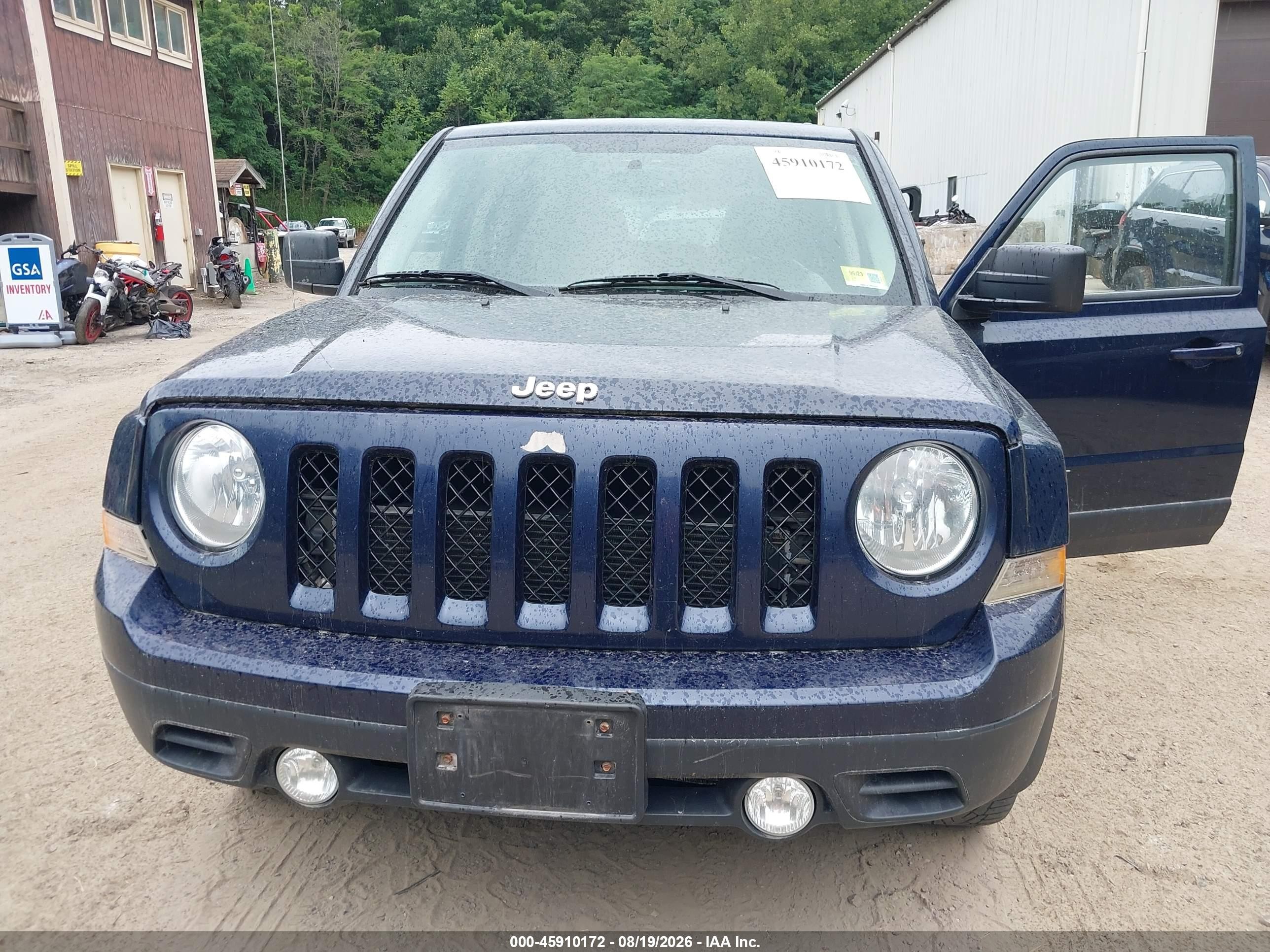 2014 Jeep Patriot Latitude Blue vin: 1C4NJRFB7ED720122