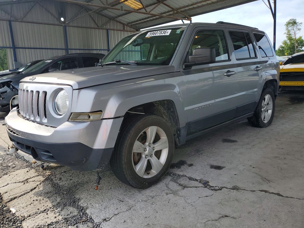 2014 Jeep Patriot Latitude Silver vin: 1C4NJRFB7ED735025