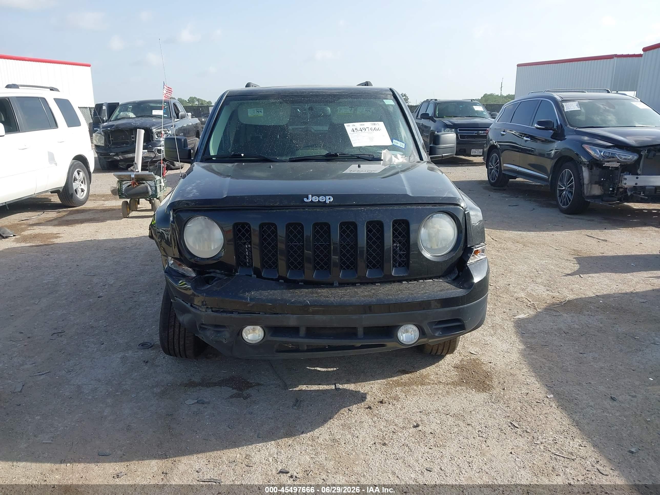 2014 Jeep Patriot Latitude Black vin: 1C4NJRFB7ED761253