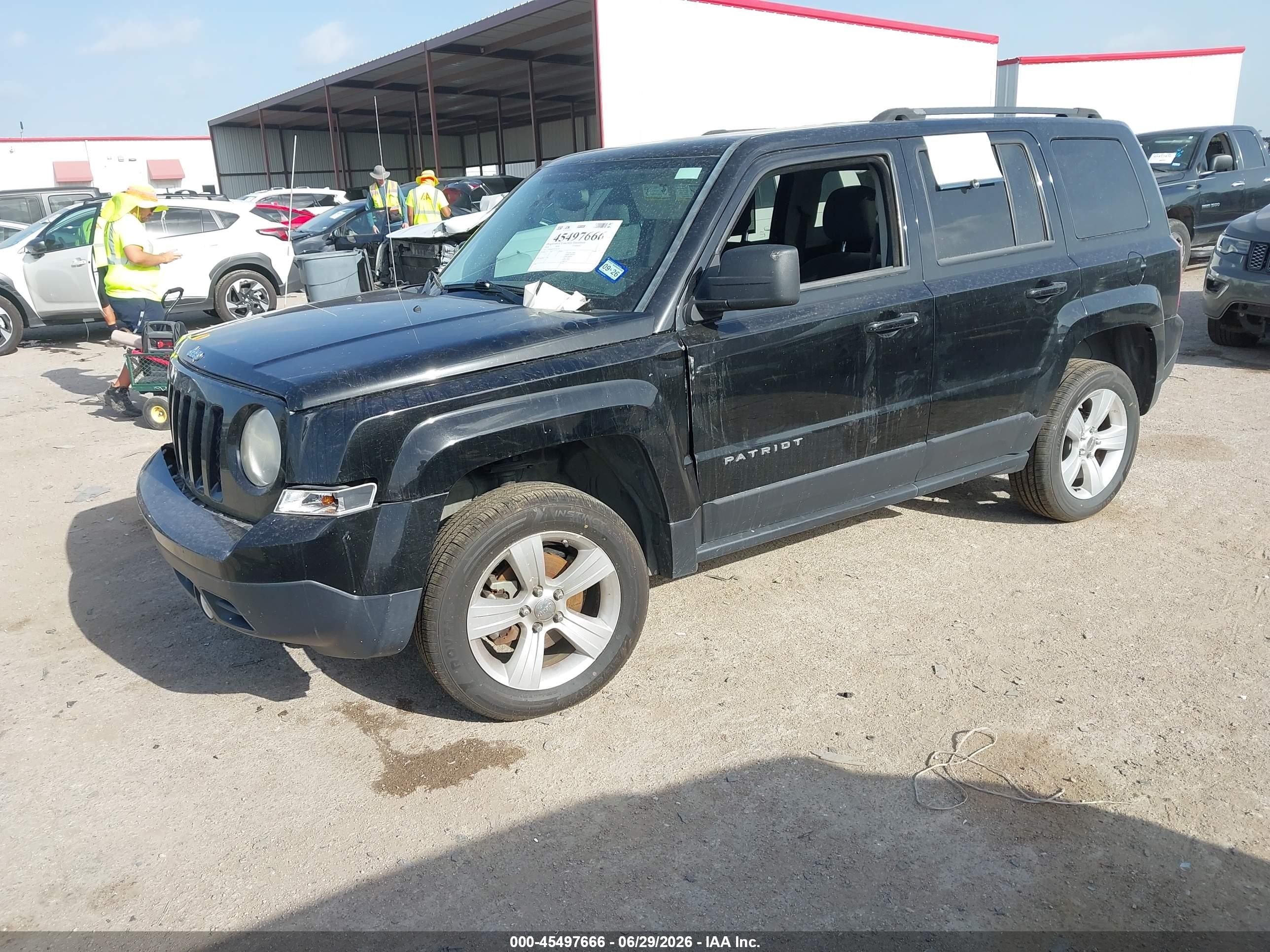 2014 Jeep Patriot Latitude Black vin: 1C4NJRFB7ED761253