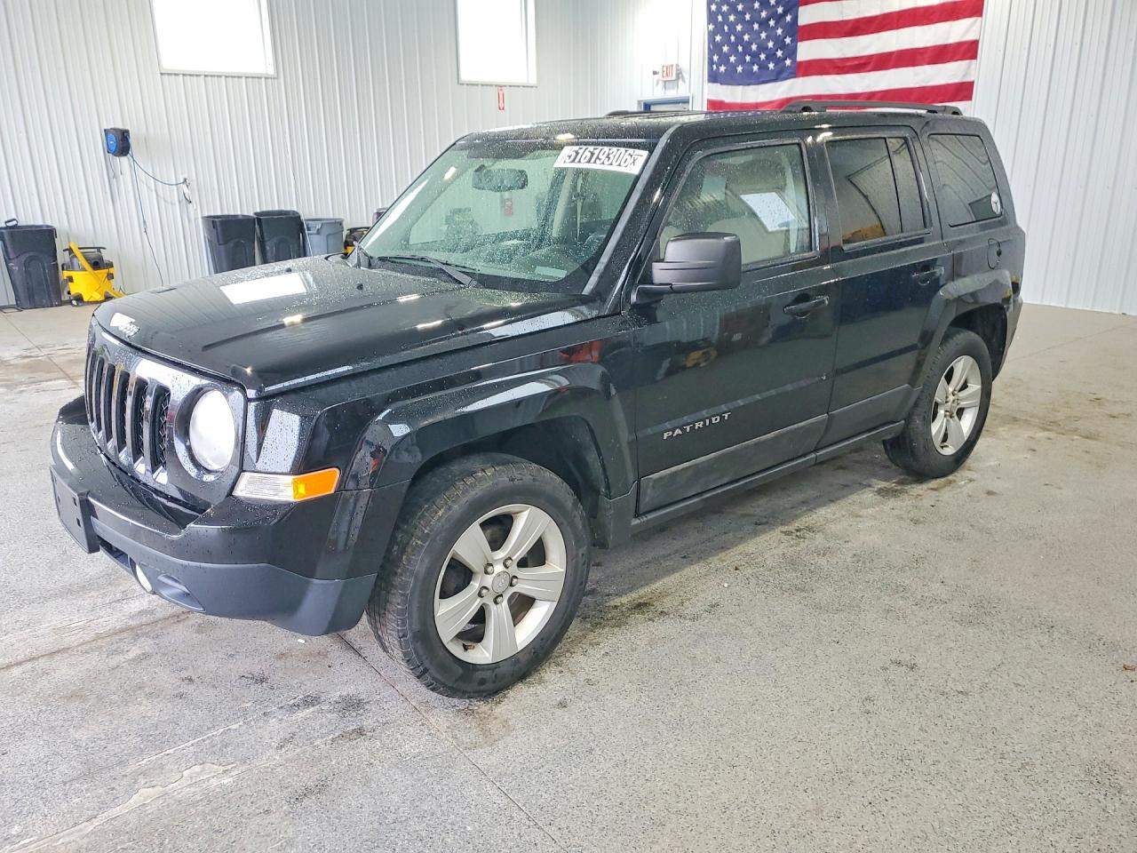 2014 Jeep Patriot Latitude Black vin: 1C4NJRFB7ED885409