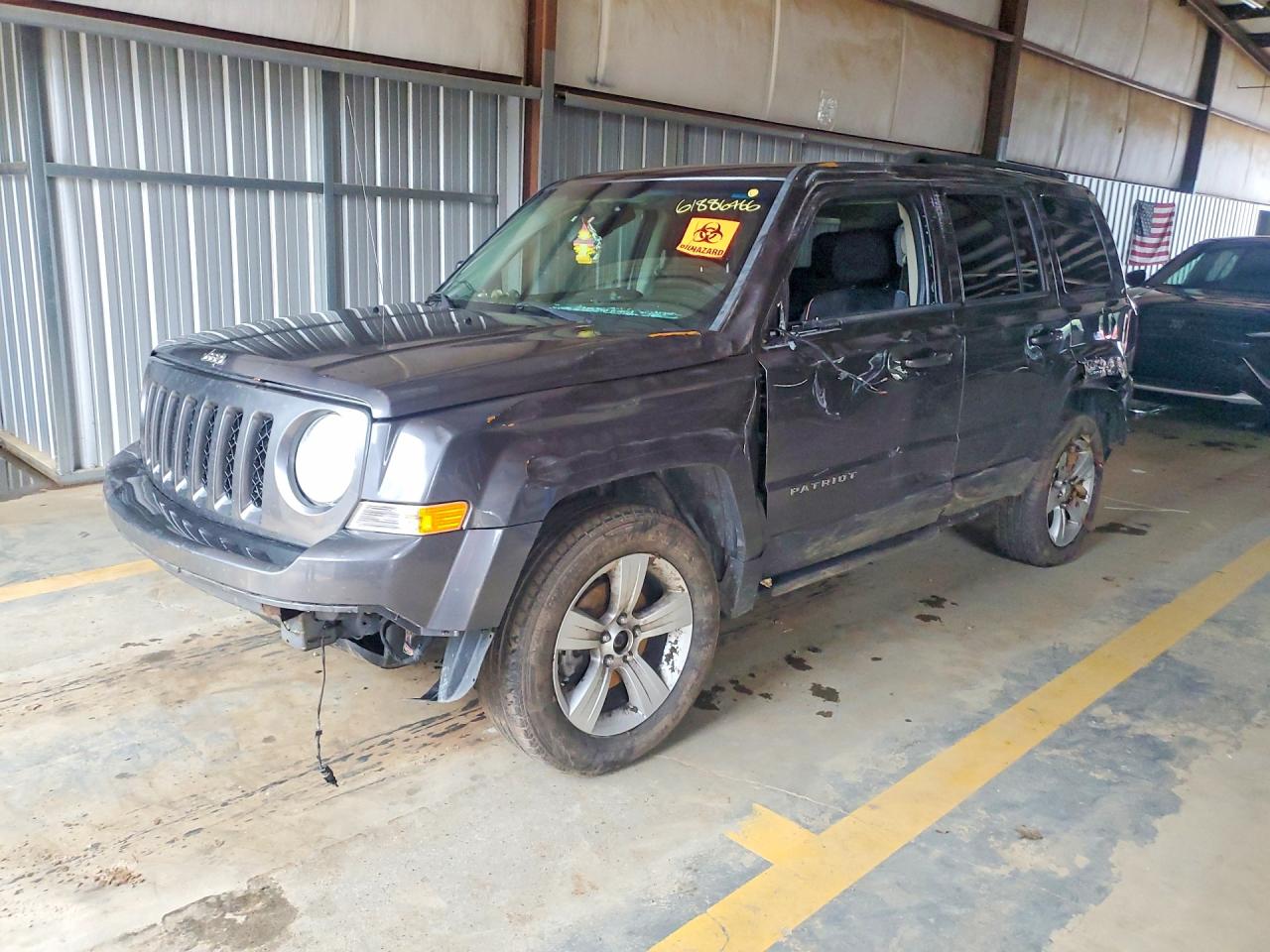 2015 Jeep Patriot Latitude Gray vin: 1C4NJRFB7FD290920