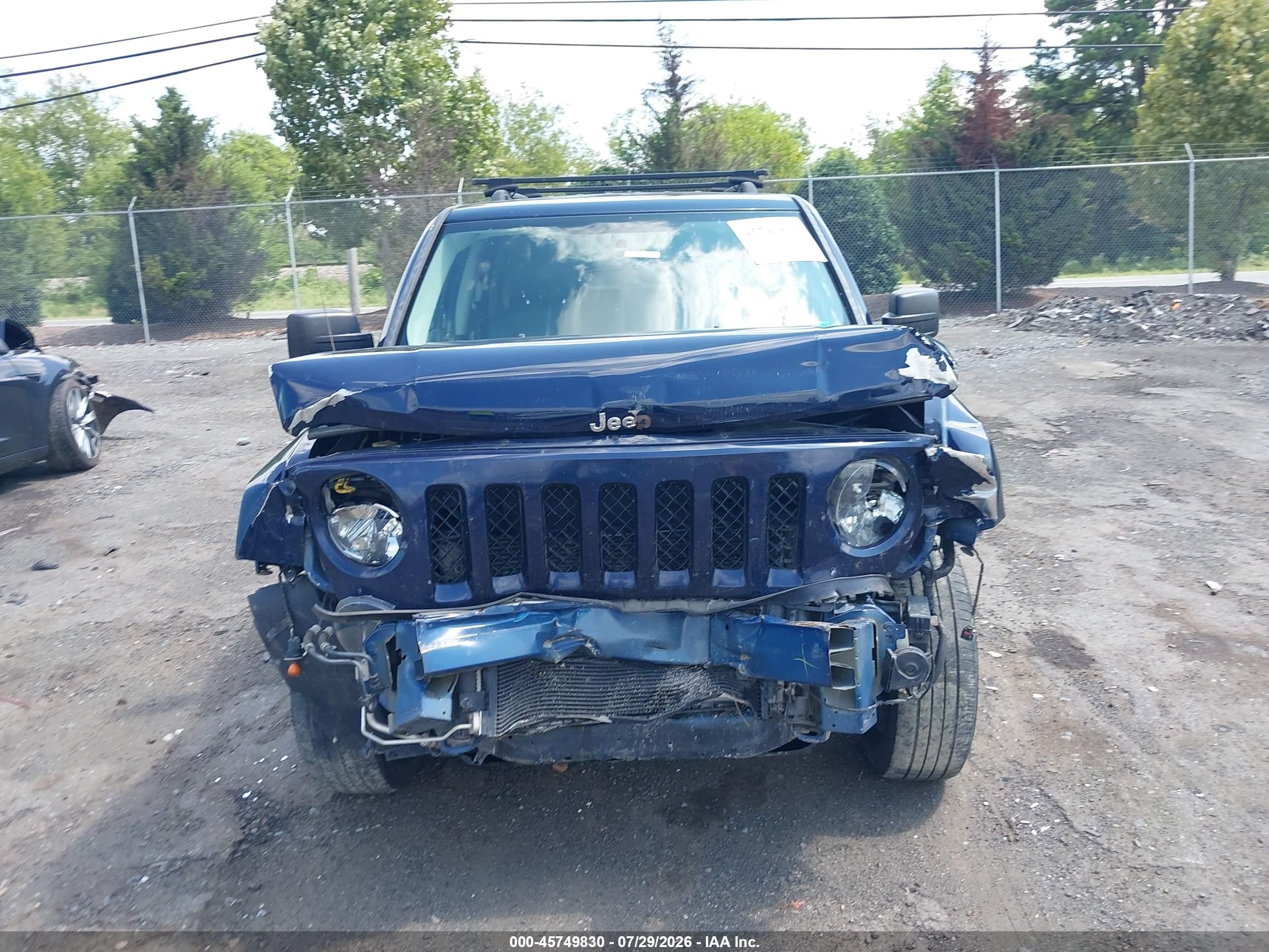 2015 Jeep Patriot High Altitude Edition Синий vin: 1C4NJRFB7FD365938