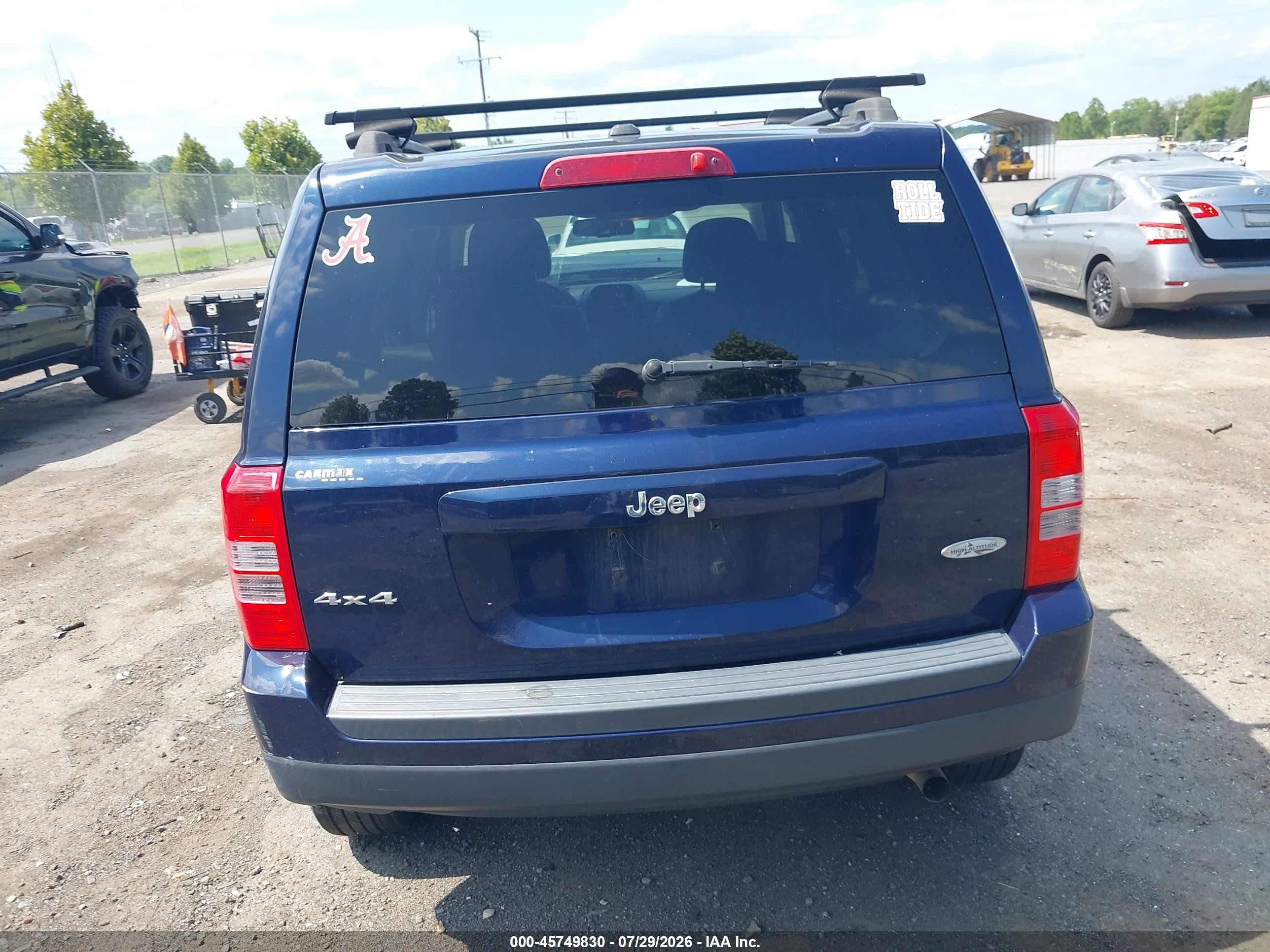 2015 Jeep Patriot High Altitude Edition Синий vin: 1C4NJRFB7FD365938