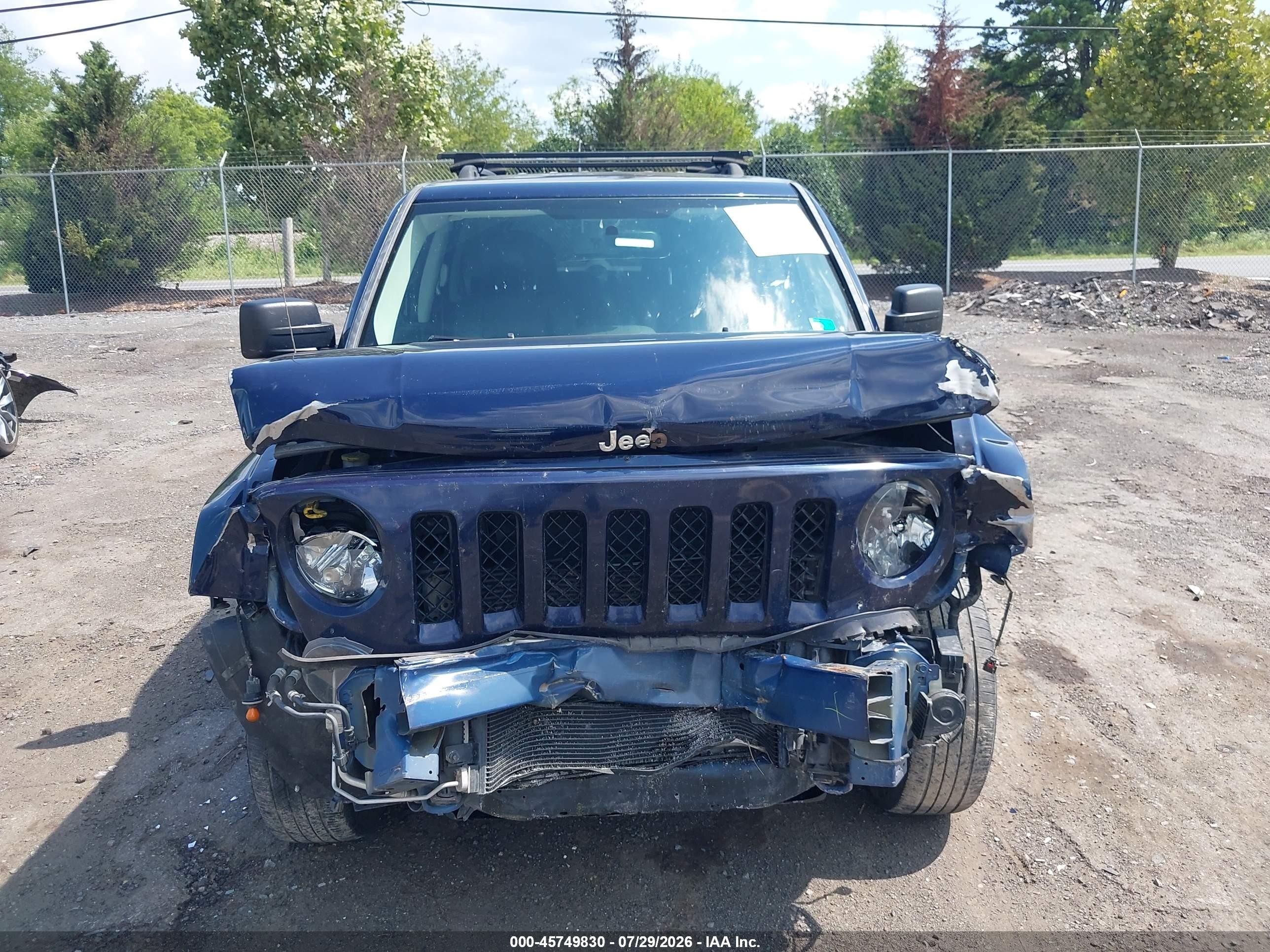 2015 Jeep Patriot High Altitude Edition Синий vin: 1C4NJRFB7FD365938