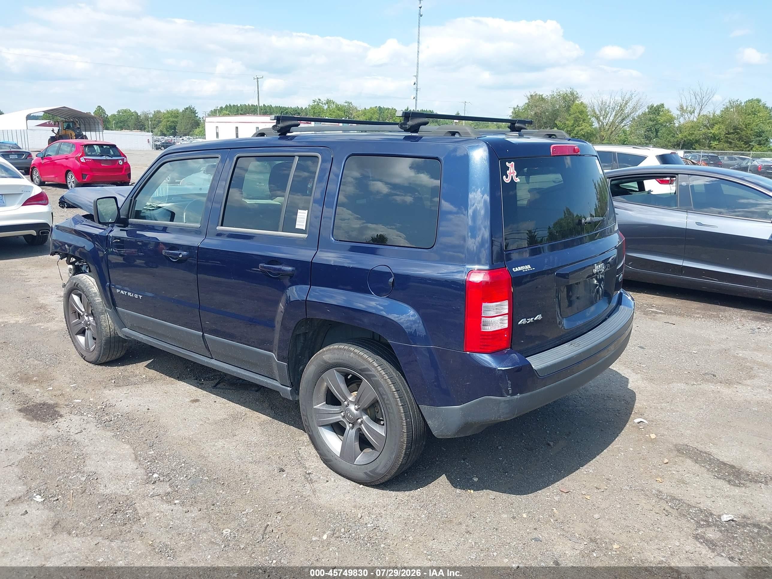 2015 Jeep Patriot High Altitude Edition Синий vin: 1C4NJRFB7FD365938