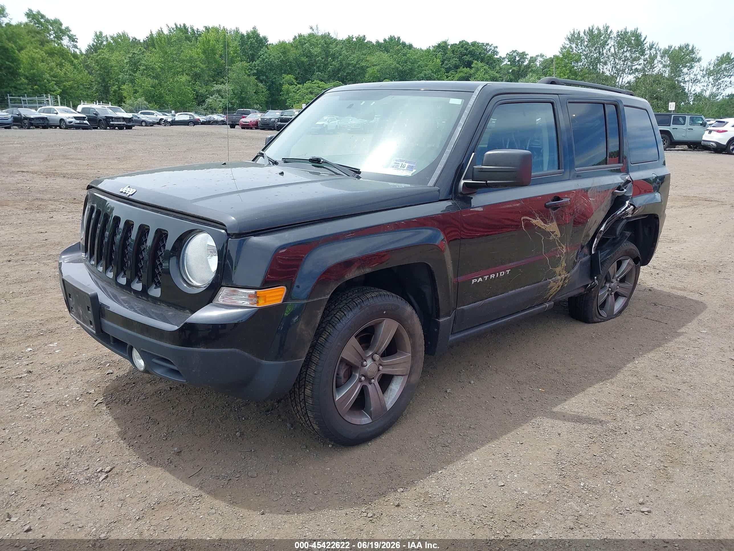 2015 Jeep Patriot High Altitude Edition Black vin: 1C4NJRFB7FD417259