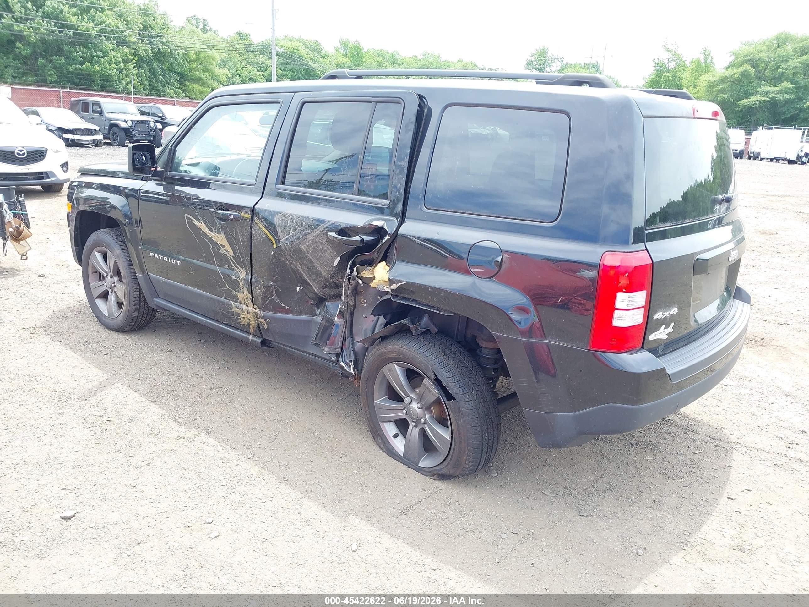 2015 Jeep Patriot High Altitude Edition Black vin: 1C4NJRFB7FD417259