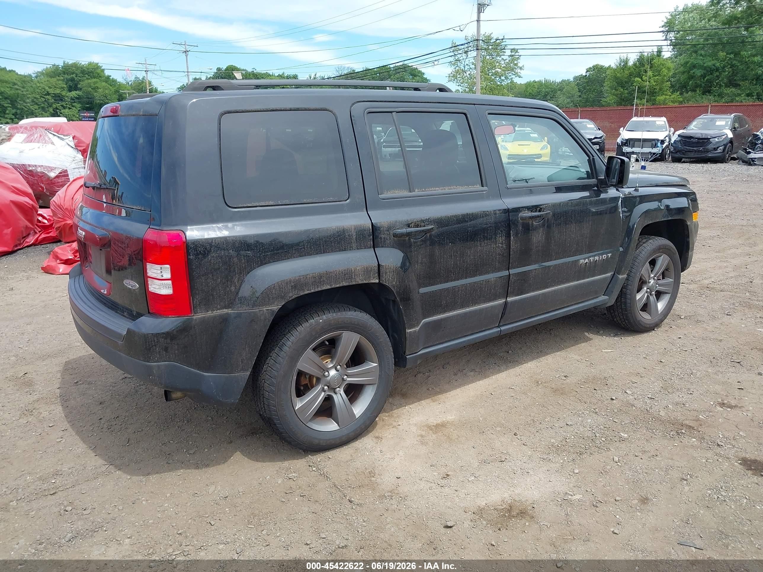2015 Jeep Patriot High Altitude Edition Black vin: 1C4NJRFB7FD417259