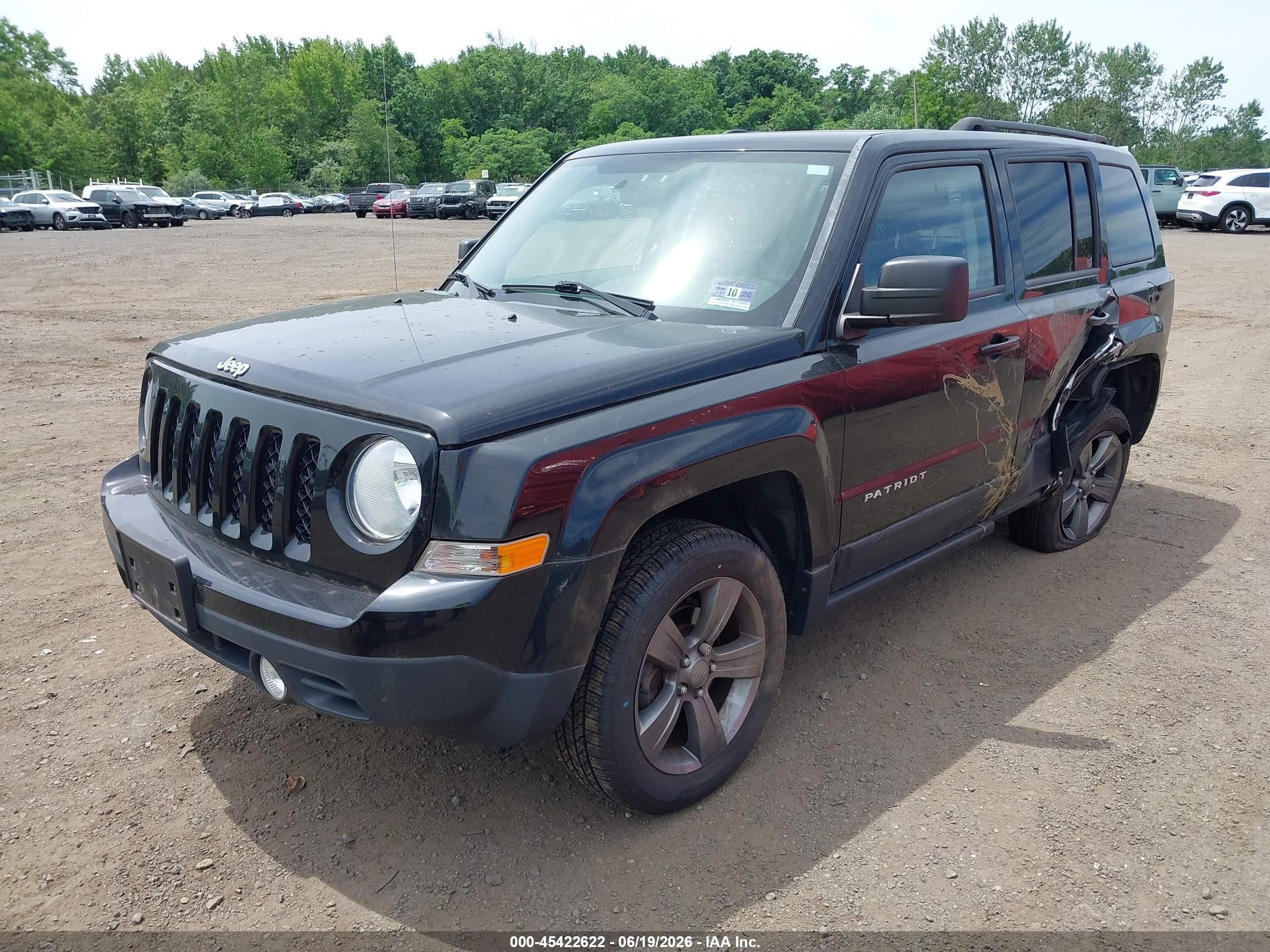 2015 Jeep Patriot High Altitude Edition Black vin: 1C4NJRFB7FD417259