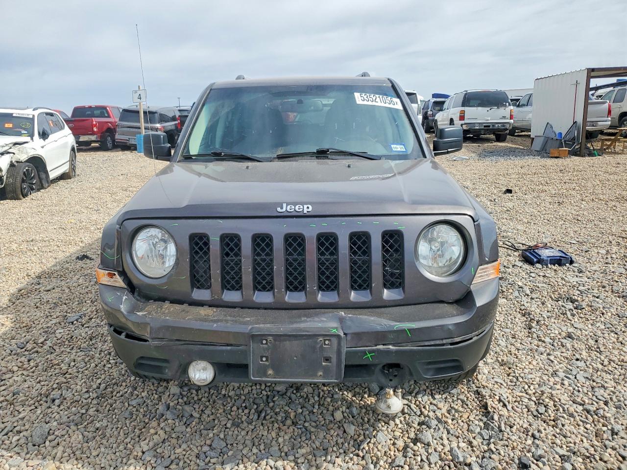 2017 Jeep Patriot Latitude Gray vin: 1C4NJRFB7HD114520