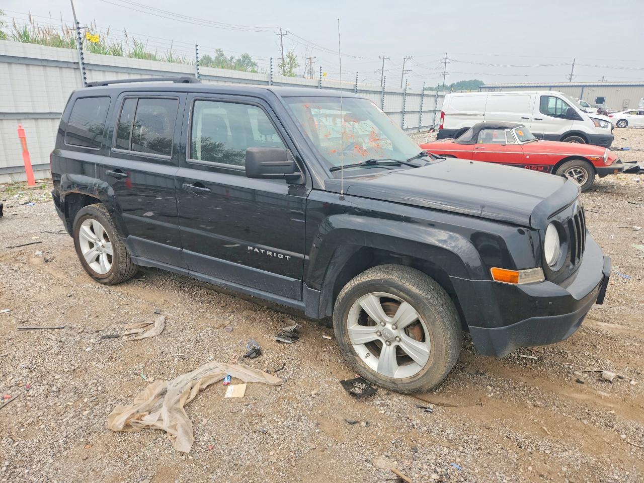 2012 Jeep Patriot Latitude Black vin: 1C4NJRFB8CD537518