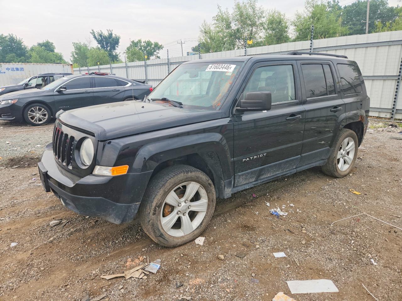 2012 Jeep Patriot Latitude Black vin: 1C4NJRFB8CD537518