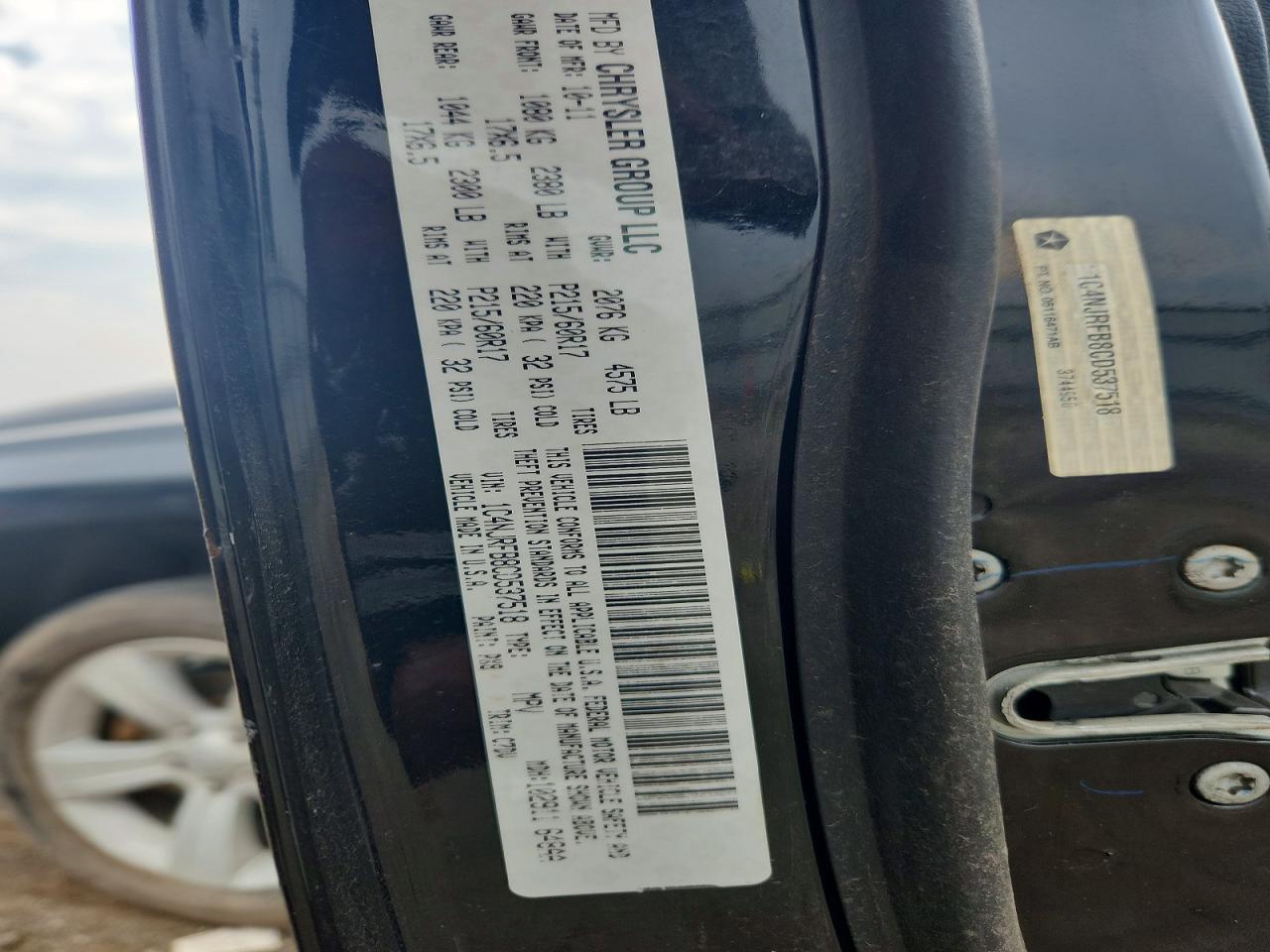 2012 Jeep Patriot Latitude Black vin: 1C4NJRFB8CD537518