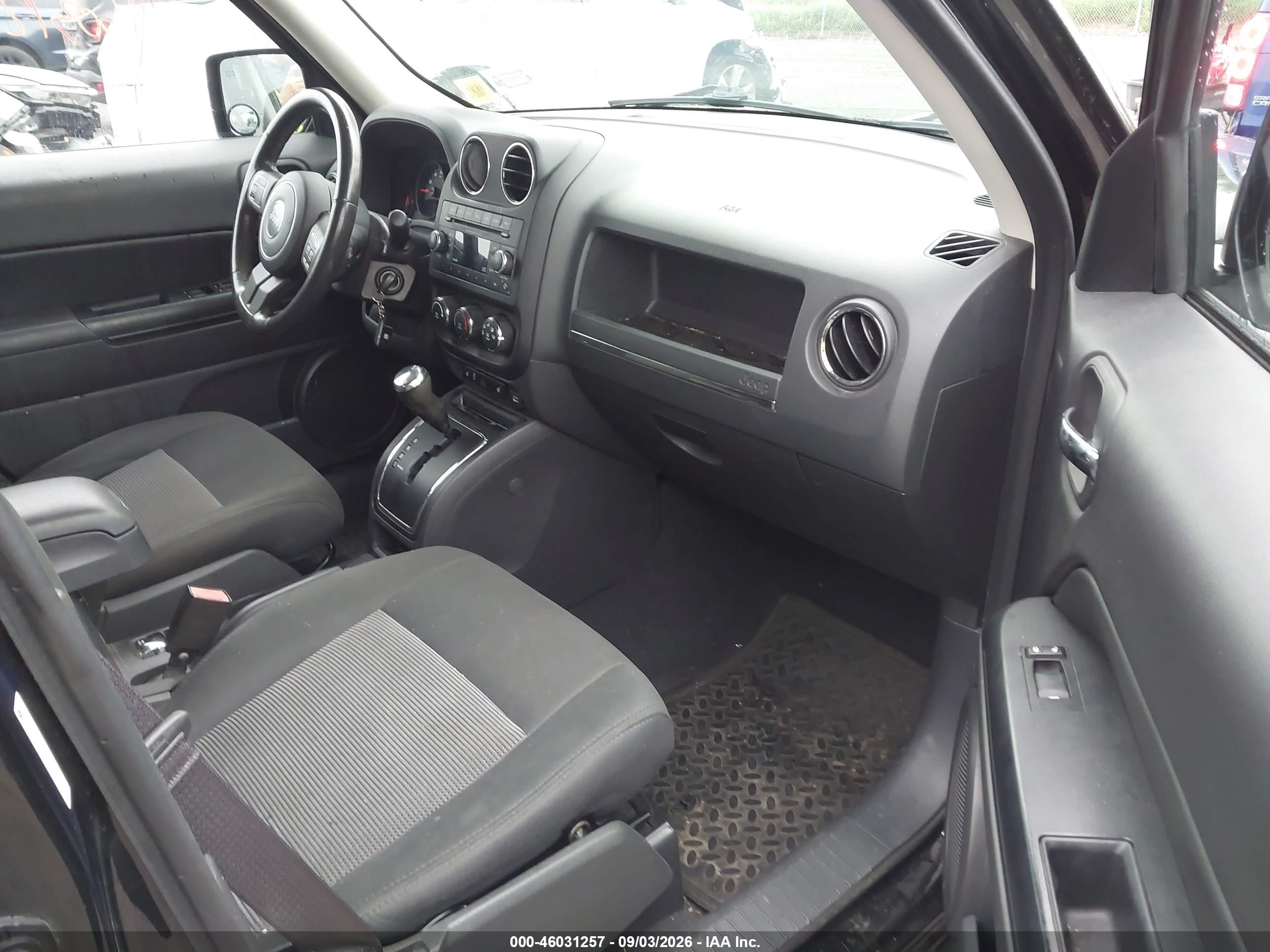 2012 Jeep Patriot Latitude Black vin: 1C4NJRFB8CD564296