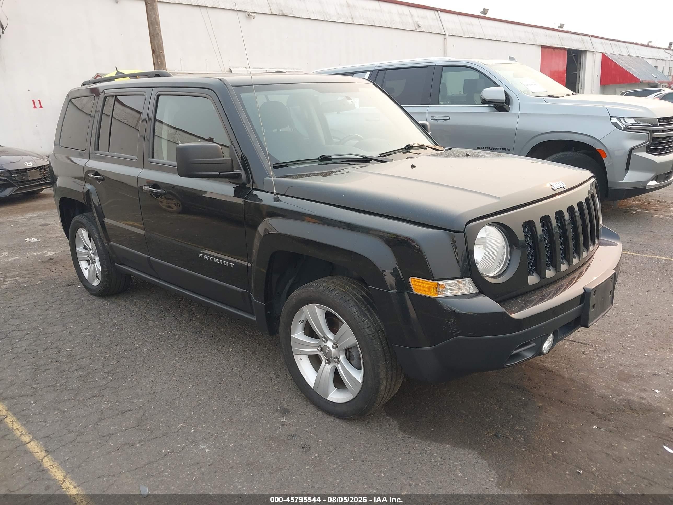 2012 Jeep Patriot Latitude Black vin: 1C4NJRFB8CD599338