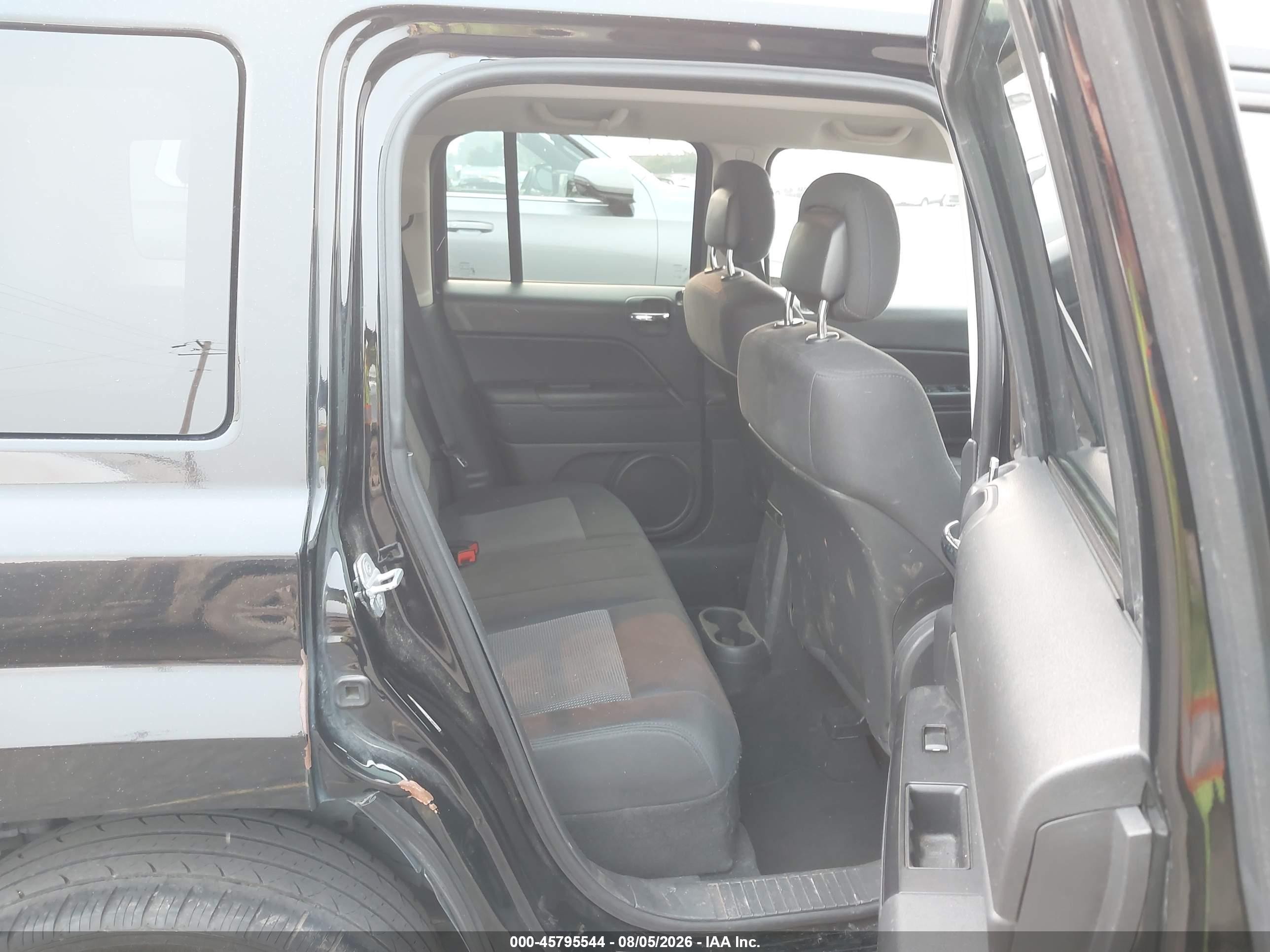 2012 Jeep Patriot Latitude Black vin: 1C4NJRFB8CD599338