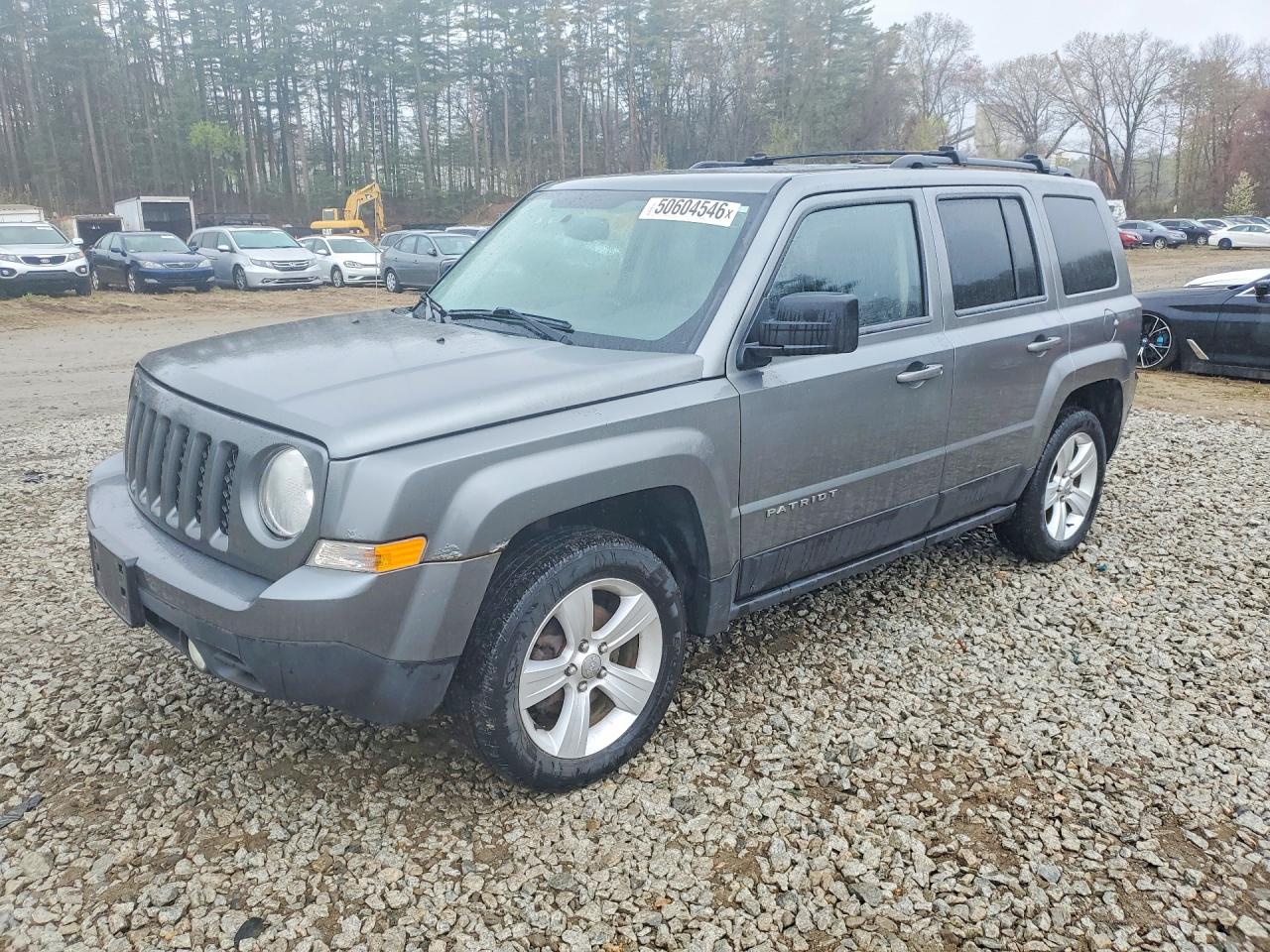 2014 Jeep Patriot Gray vin: 1C4NJRFB8ED509222