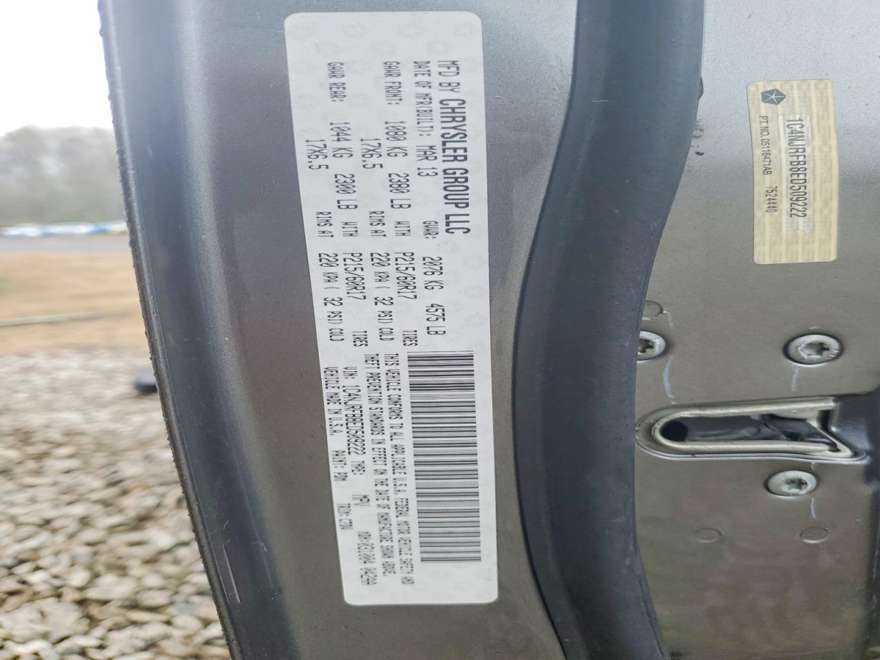 2014 Jeep Patriot Gray vin: 1C4NJRFB8ED509222