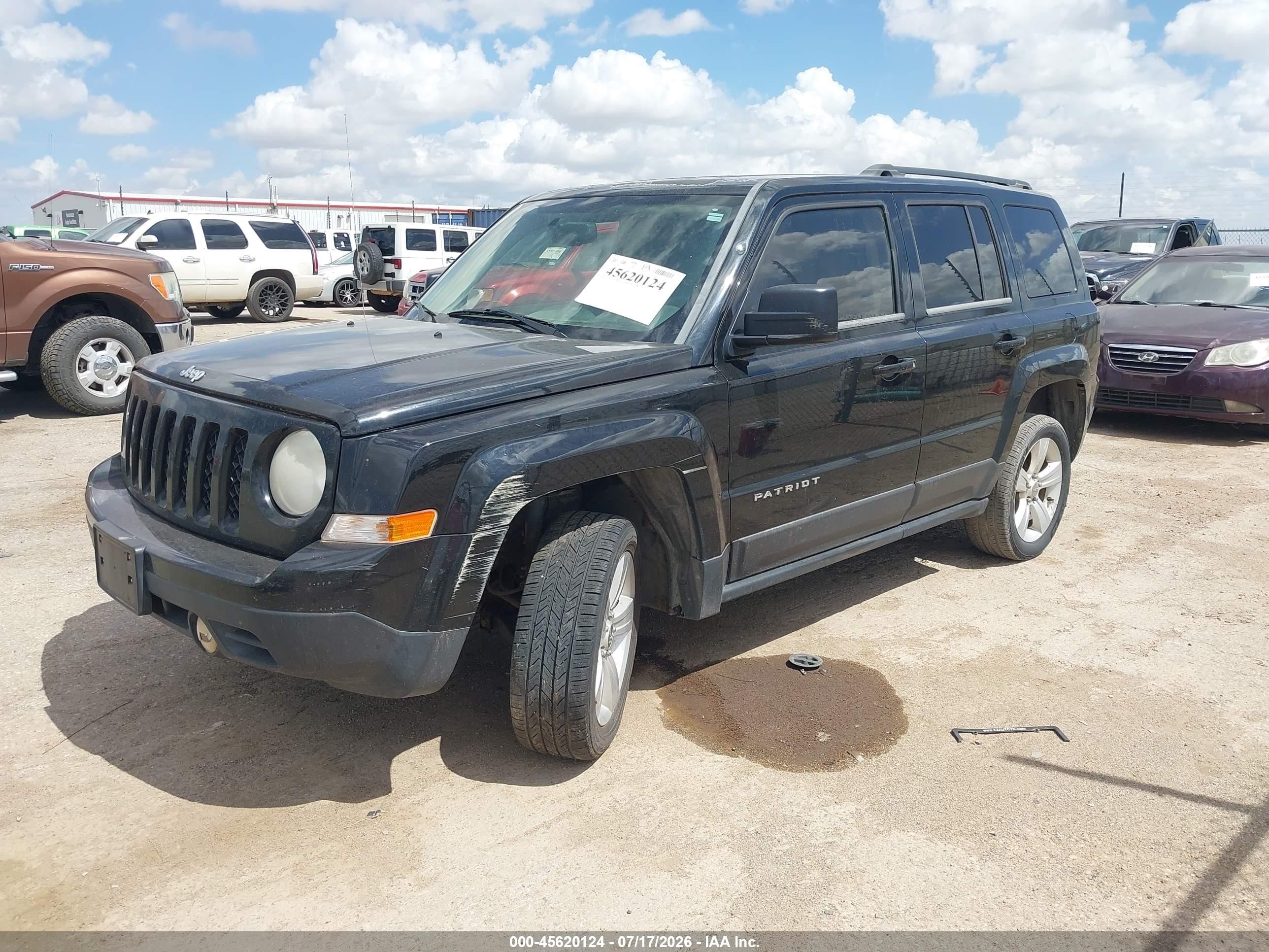 2014 Jeep Patriot Latitude Black vin: 1C4NJRFB8ED509253