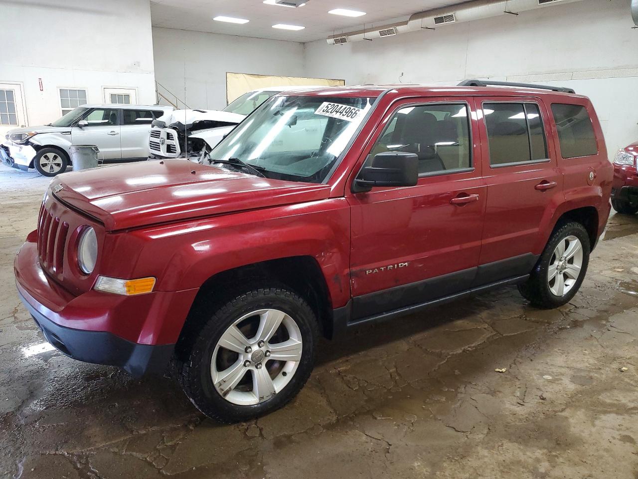 2014 Jeep Patriot Latitude Red vin: 1C4NJRFB8ED852984