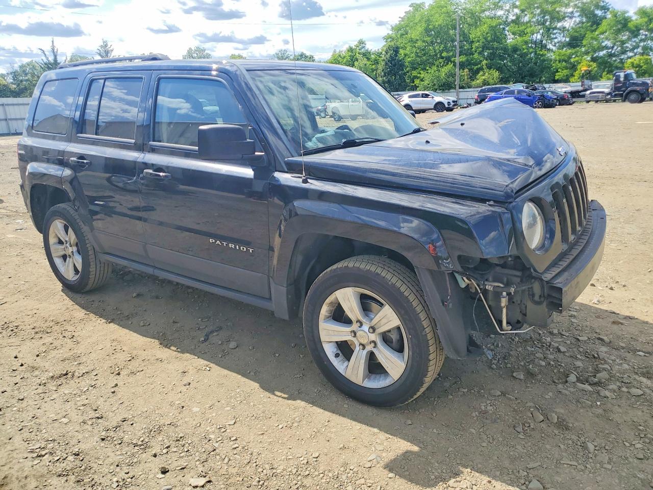 2015 Jeep Patriot Latitude Black vin: 1C4NJRFB8FD280350