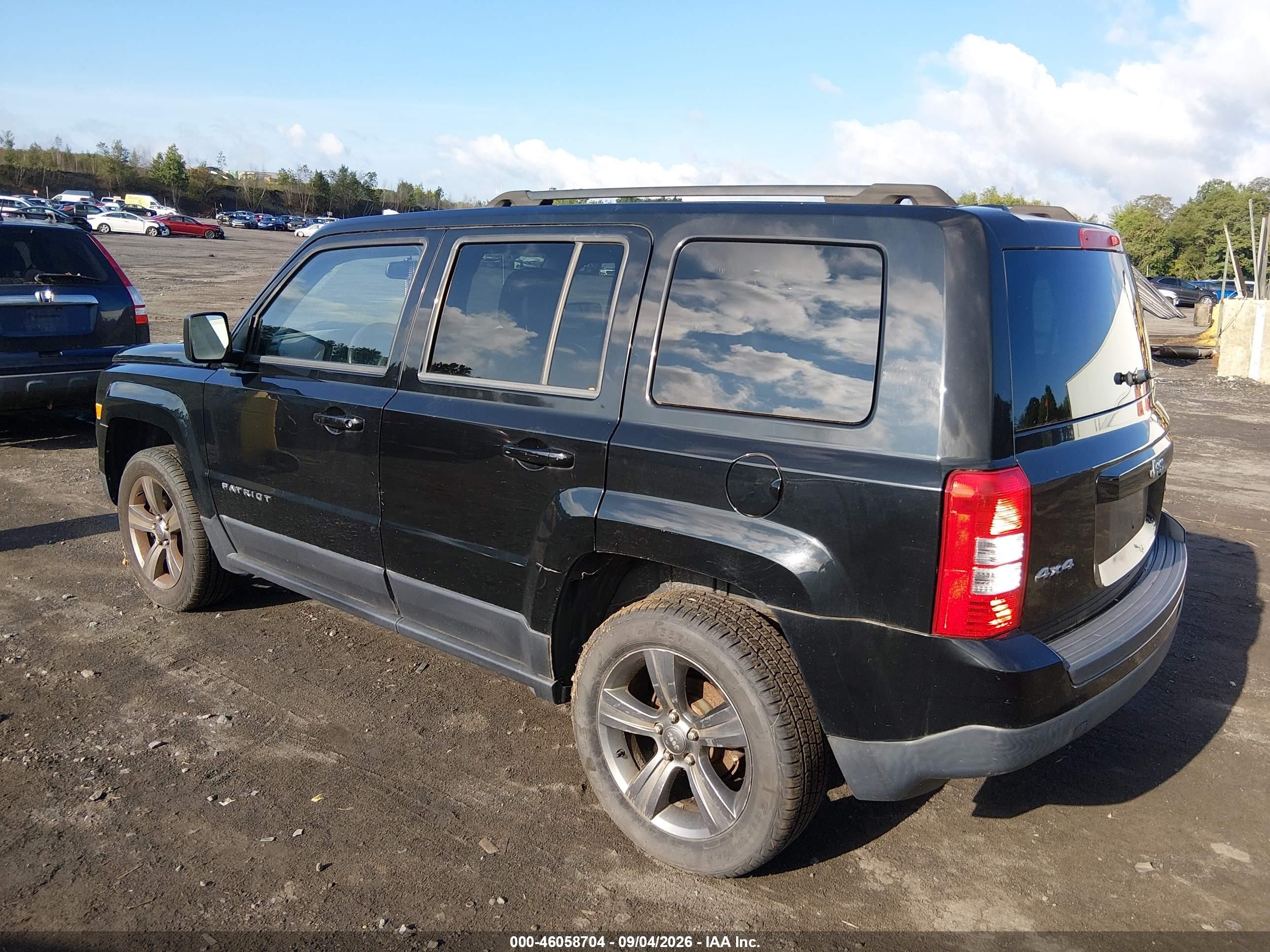 2015 Jeep Patriot High Altitude Edition Black vin: 1C4NJRFB8FD417223
