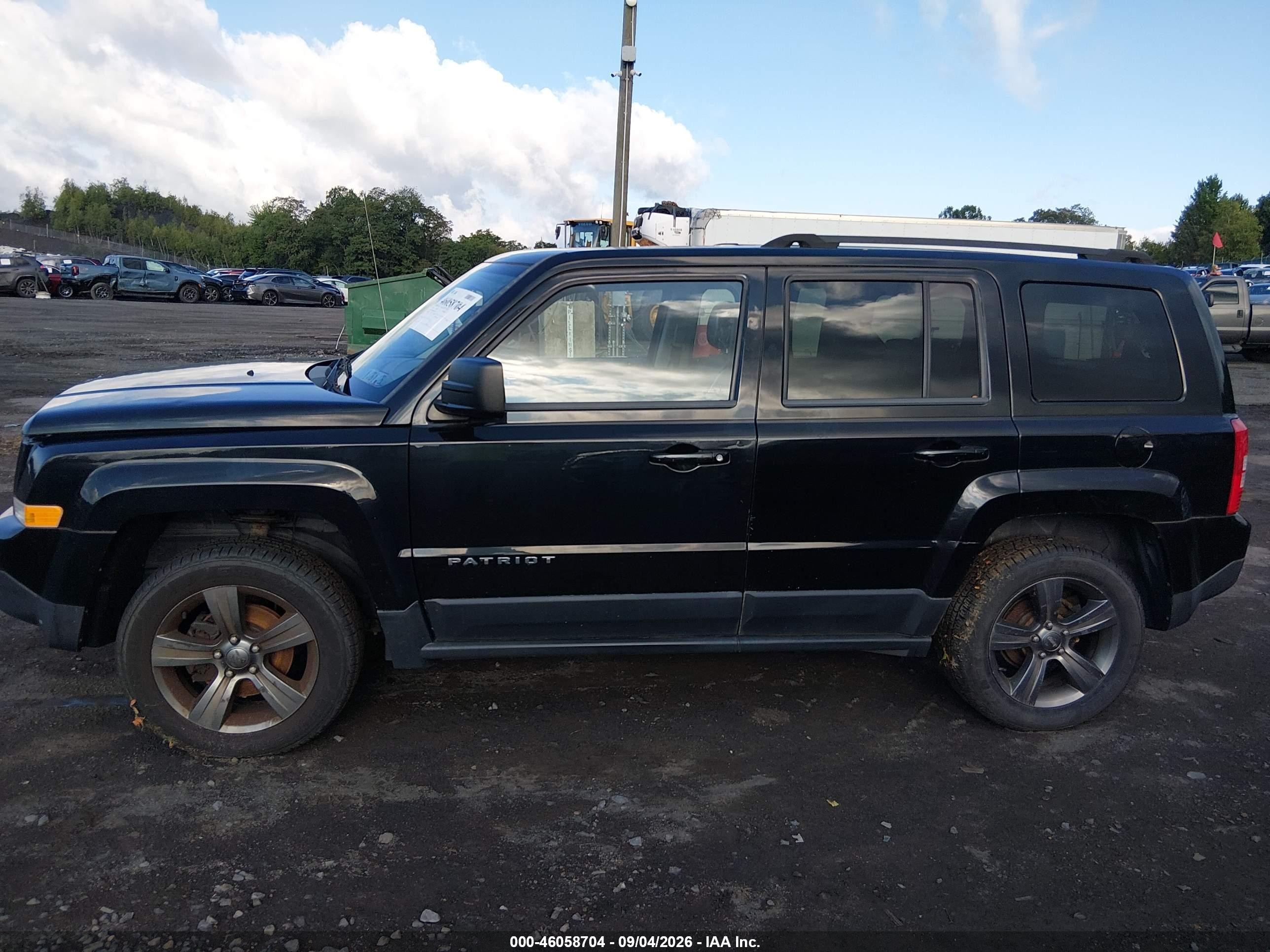 2015 Jeep Patriot High Altitude Edition Black vin: 1C4NJRFB8FD417223