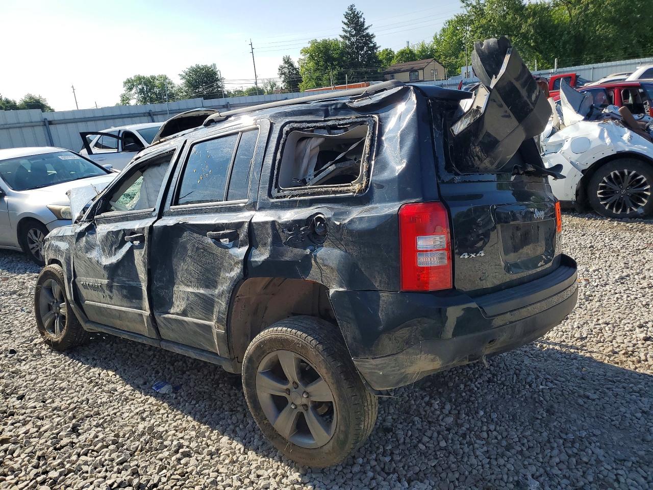 2015 Jeep Patriot Latitude Black vin: 1C4NJRFB8FD439805