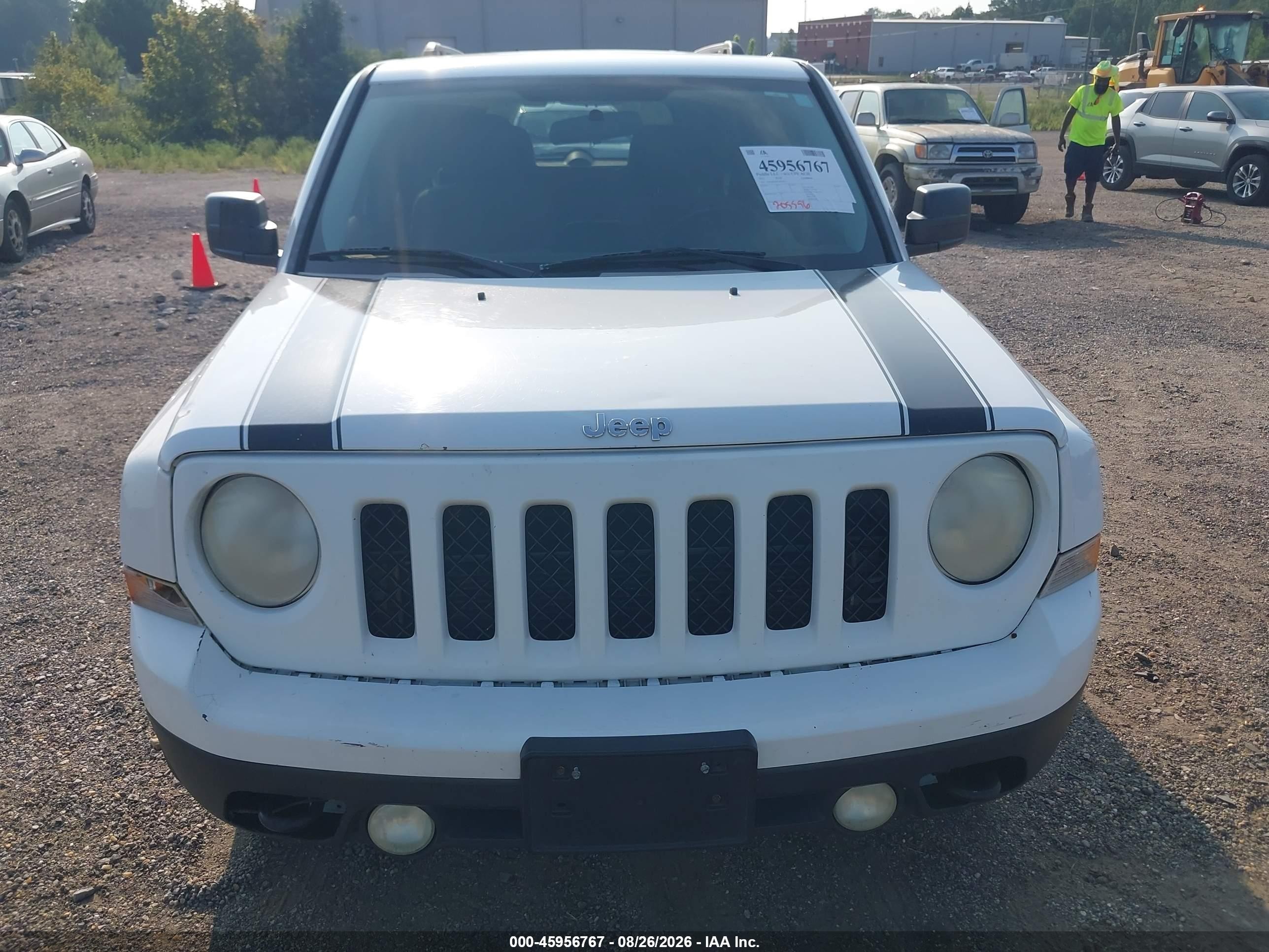 2012 Jeep Patriot Latitude Белый vin: 1C4NJRFB9CD659272