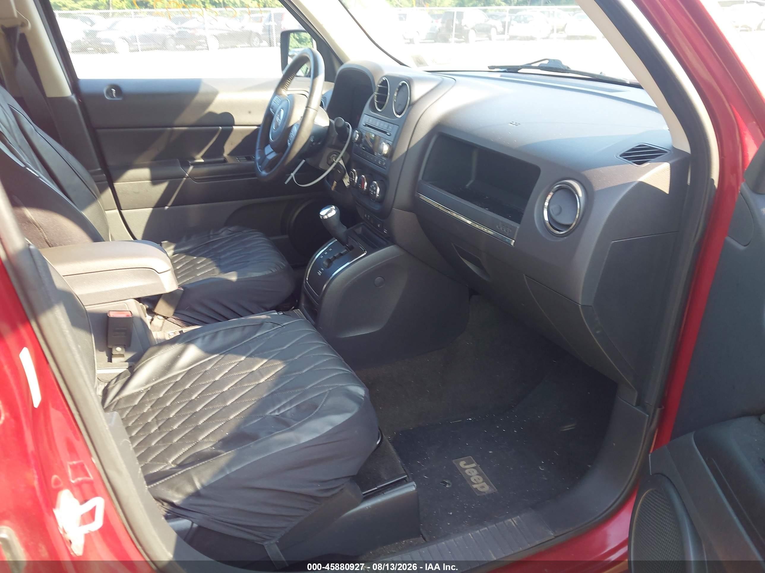 2013 Jeep Patriot Latitude Red vin: 1C4NJRFB9DD121186