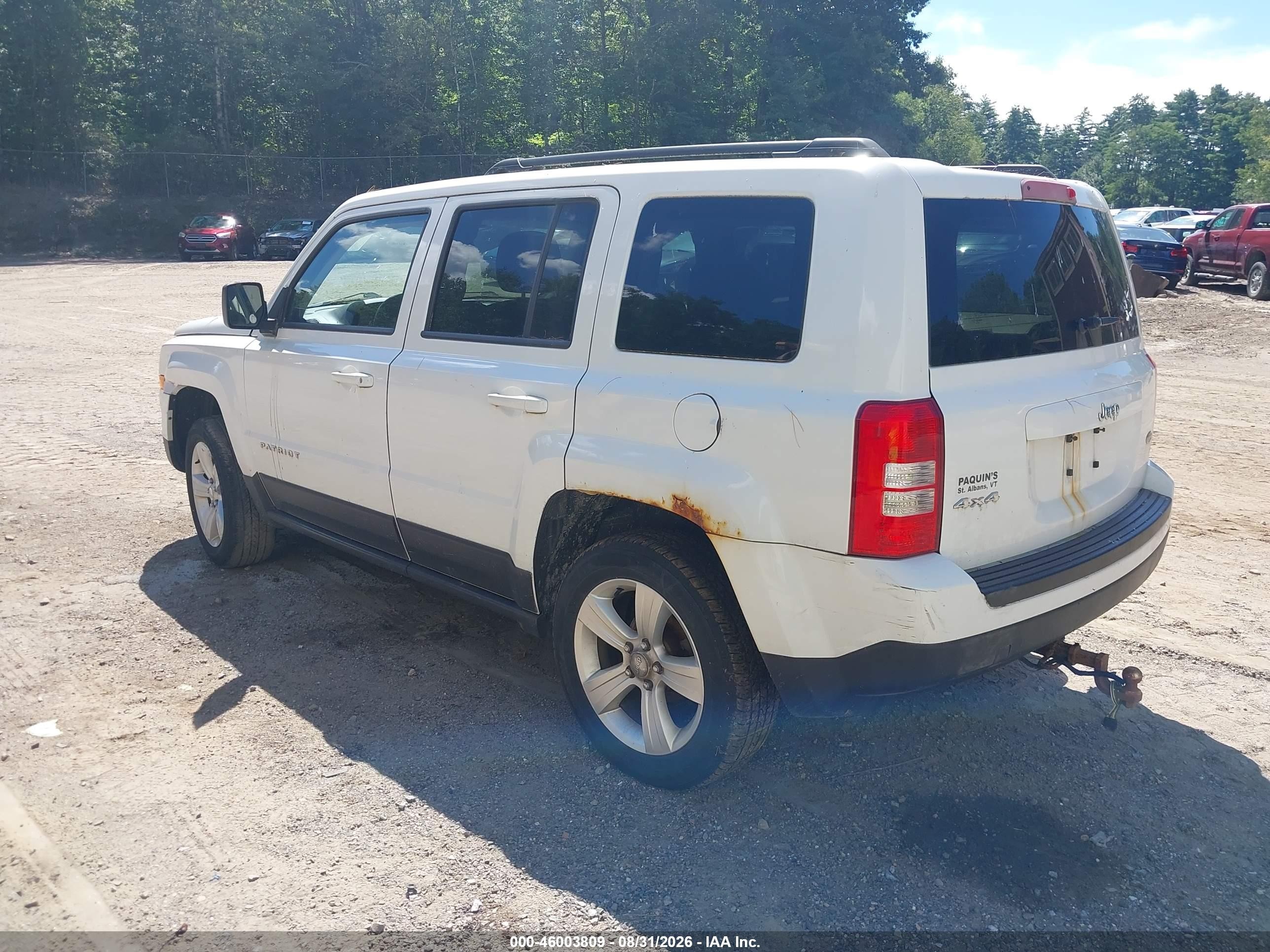 2014 Jeep Patriot Latitude White vin: 1C4NJRFB9ED500822