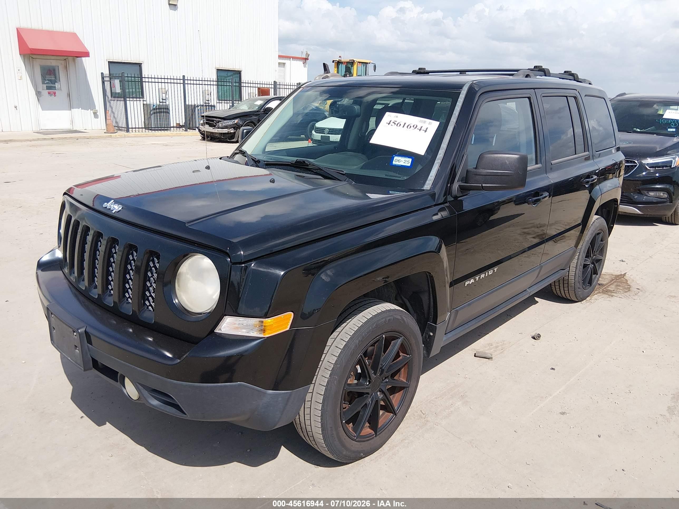 2014 Jeep Patriot Latitude Black vin: 1C4NJRFB9ED788258