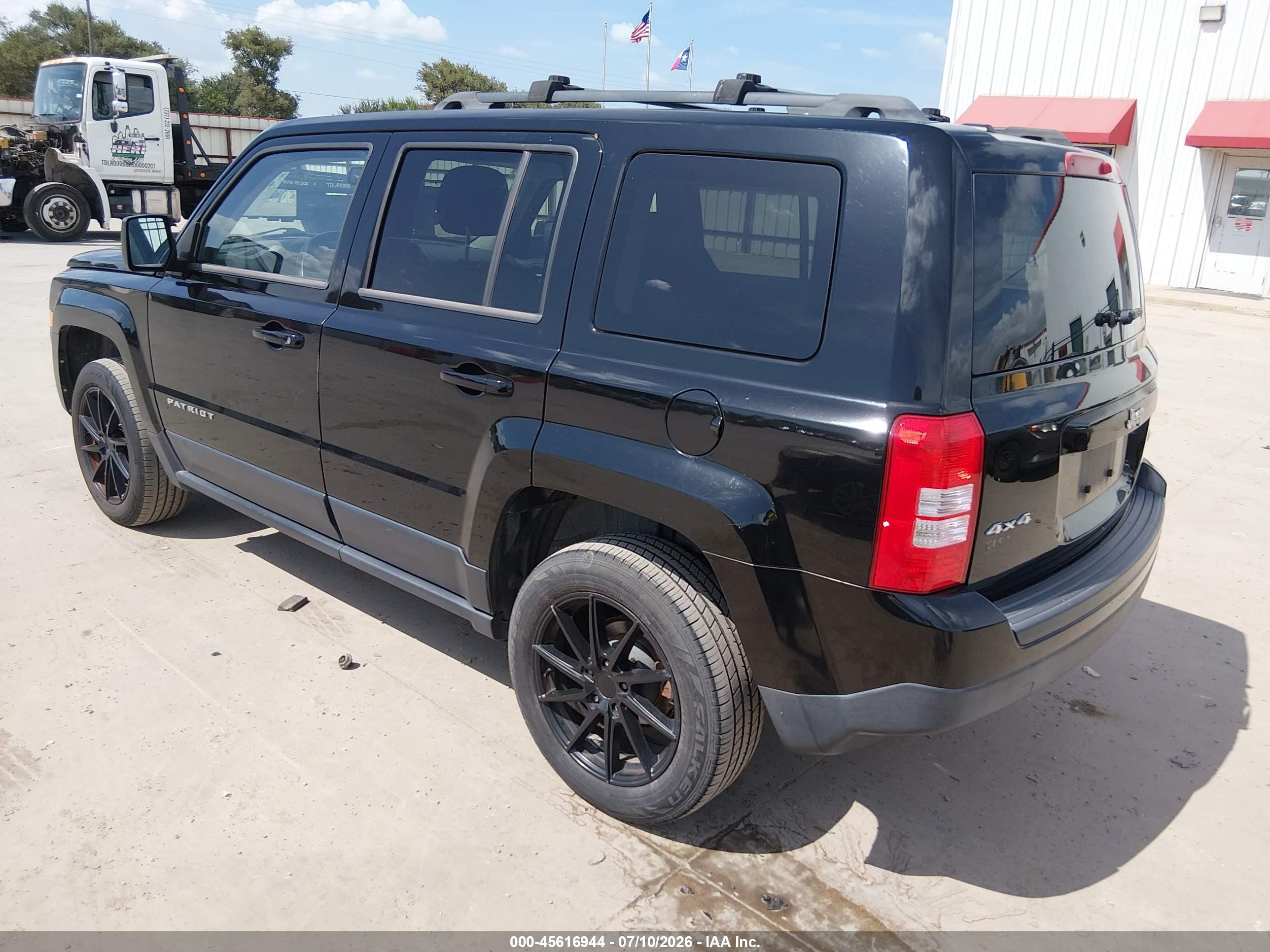 2014 Jeep Patriot Latitude Black vin: 1C4NJRFB9ED788258