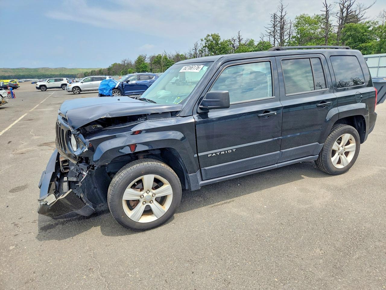 2014 Jeep Patriot Latitude Black vin: 1C4NJRFB9ED796232