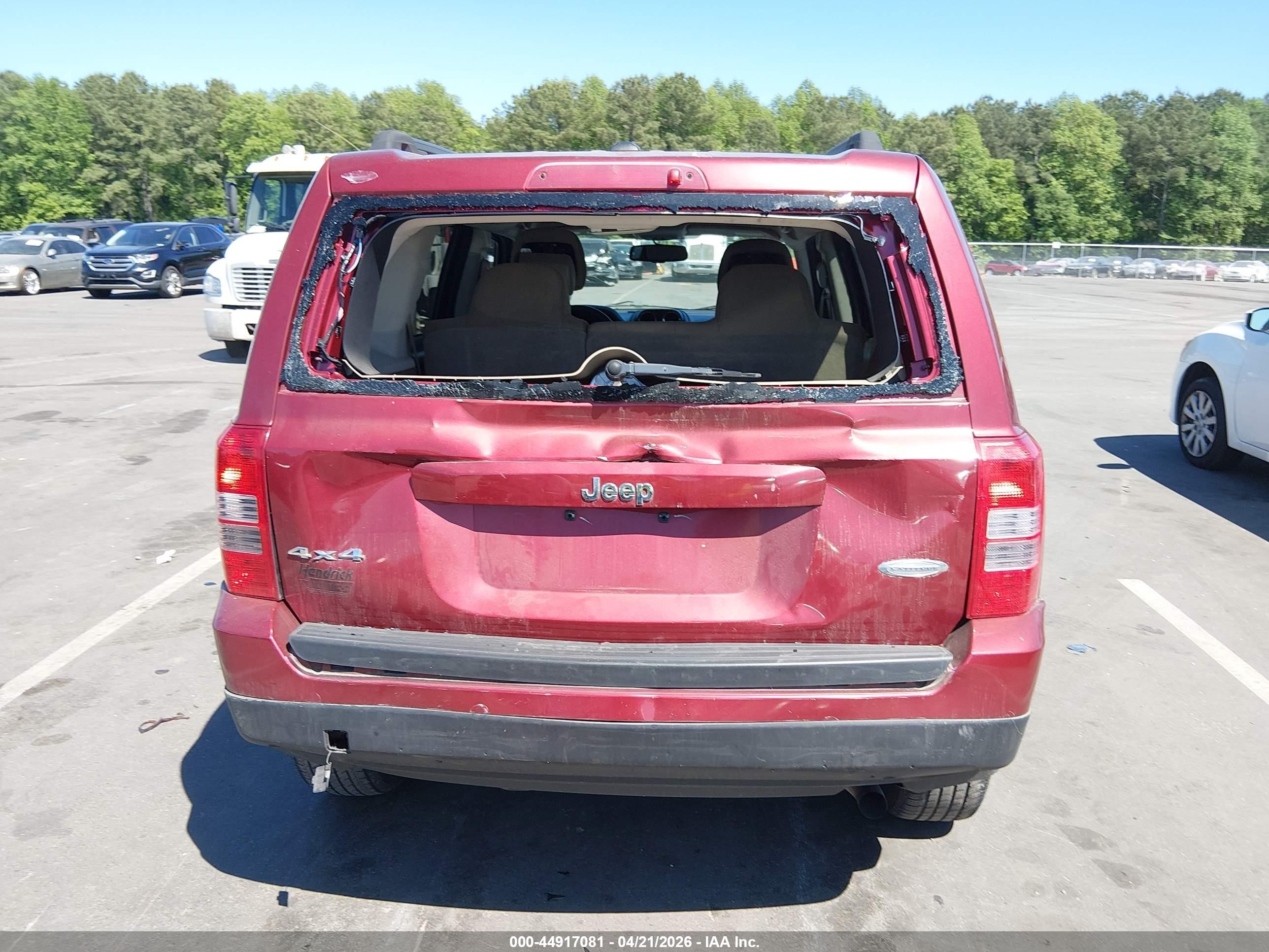 2014 Jeep Patriot Latitude Красный vin: 1C4NJRFB9ED811246