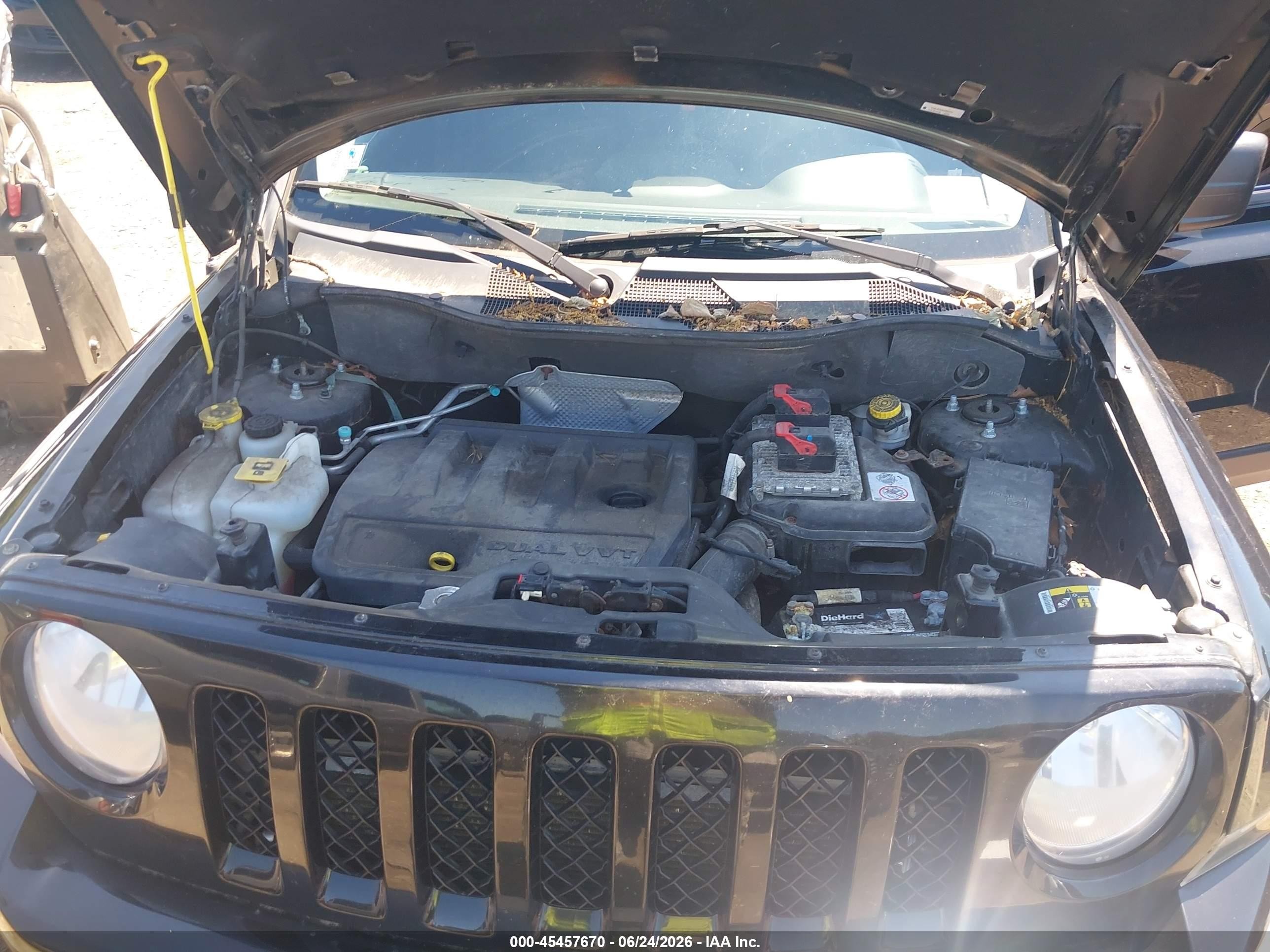 2014 Jeep Patriot Latitude Черный vin: 1C4NJRFB9ED892314