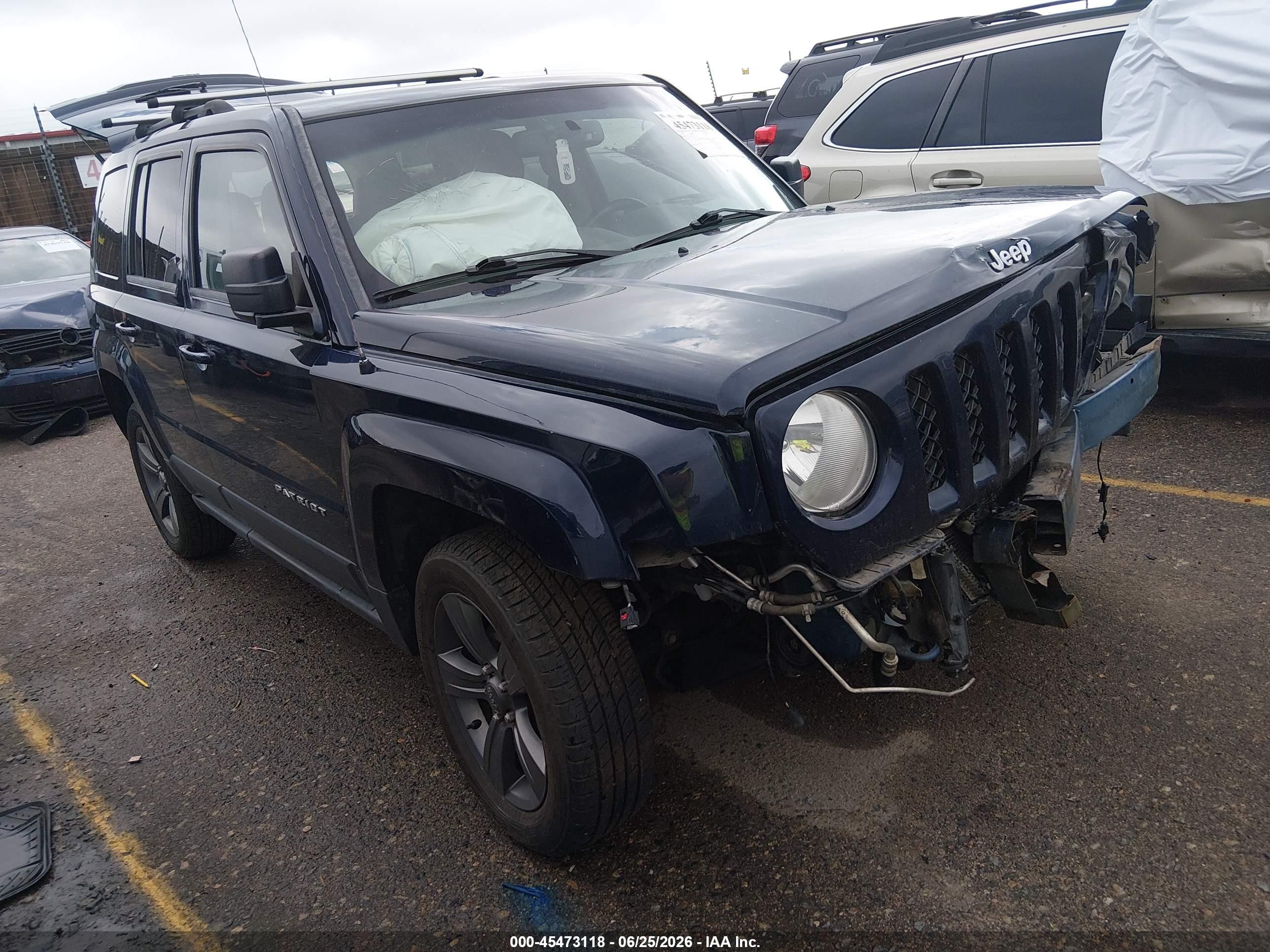 2015 Jeep Patriot High Altitude Edition Синий vin: 1C4NJRFB9FD152120