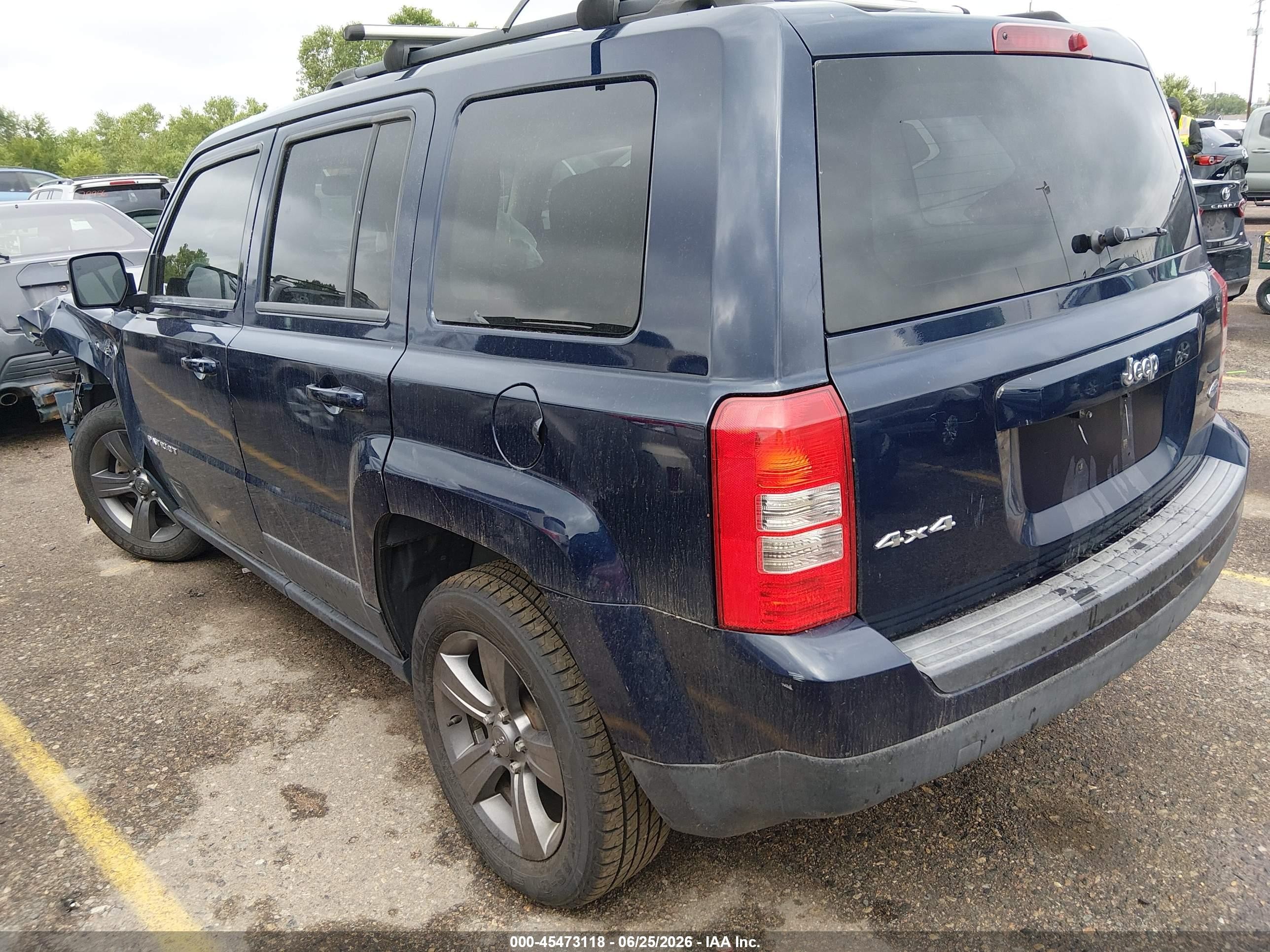 2015 Jeep Patriot High Altitude Edition Синий vin: 1C4NJRFB9FD152120