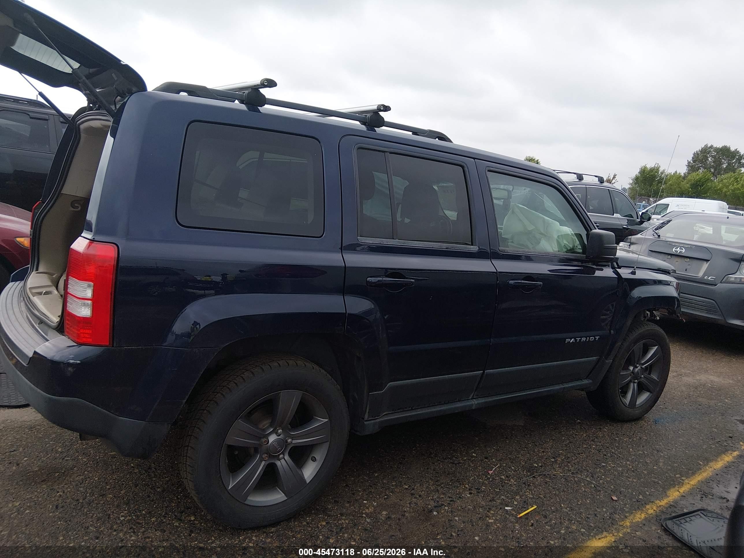 2015 Jeep Patriot High Altitude Edition Синий vin: 1C4NJRFB9FD152120