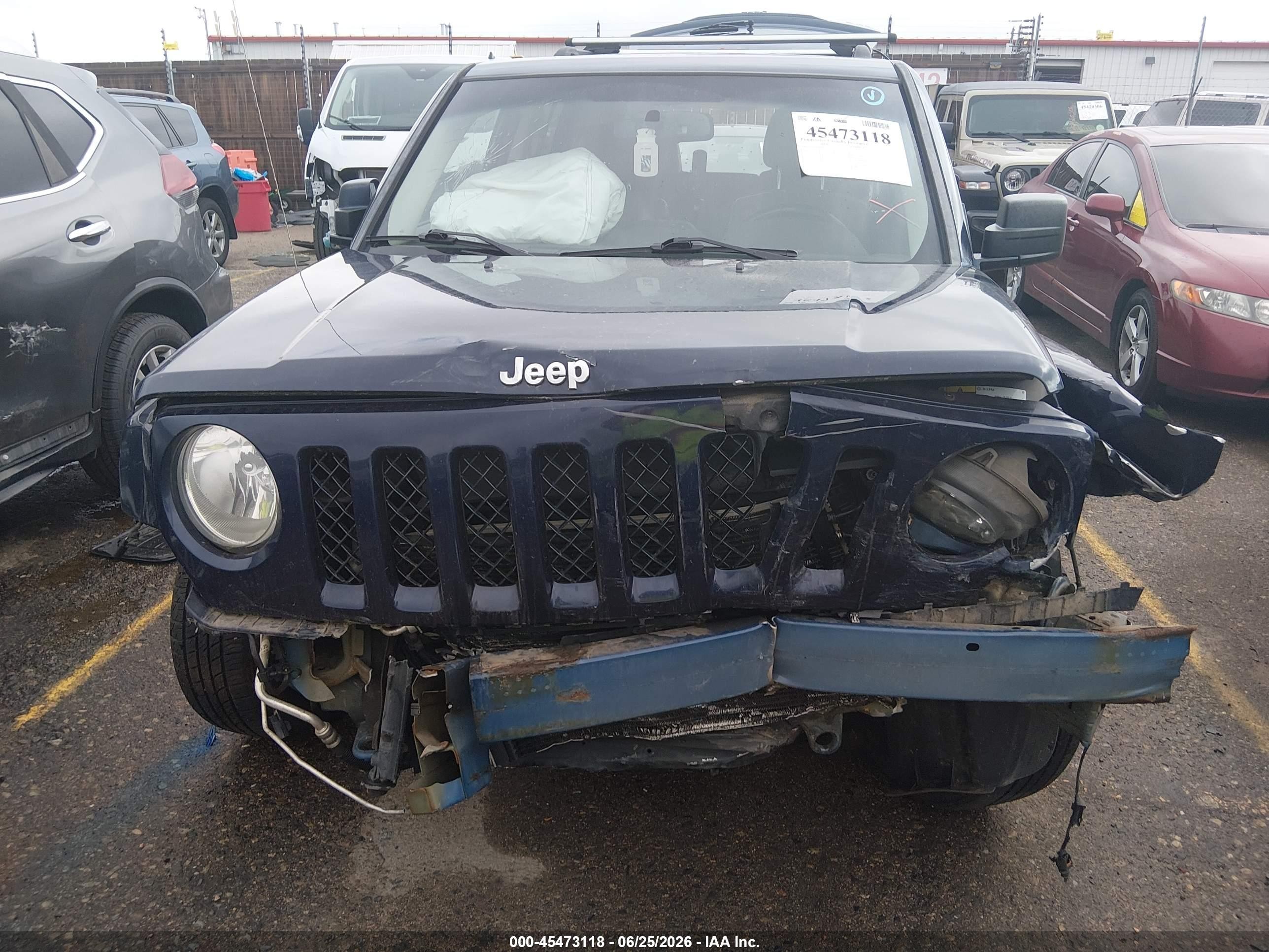 2015 Jeep Patriot High Altitude Edition Синий vin: 1C4NJRFB9FD152120