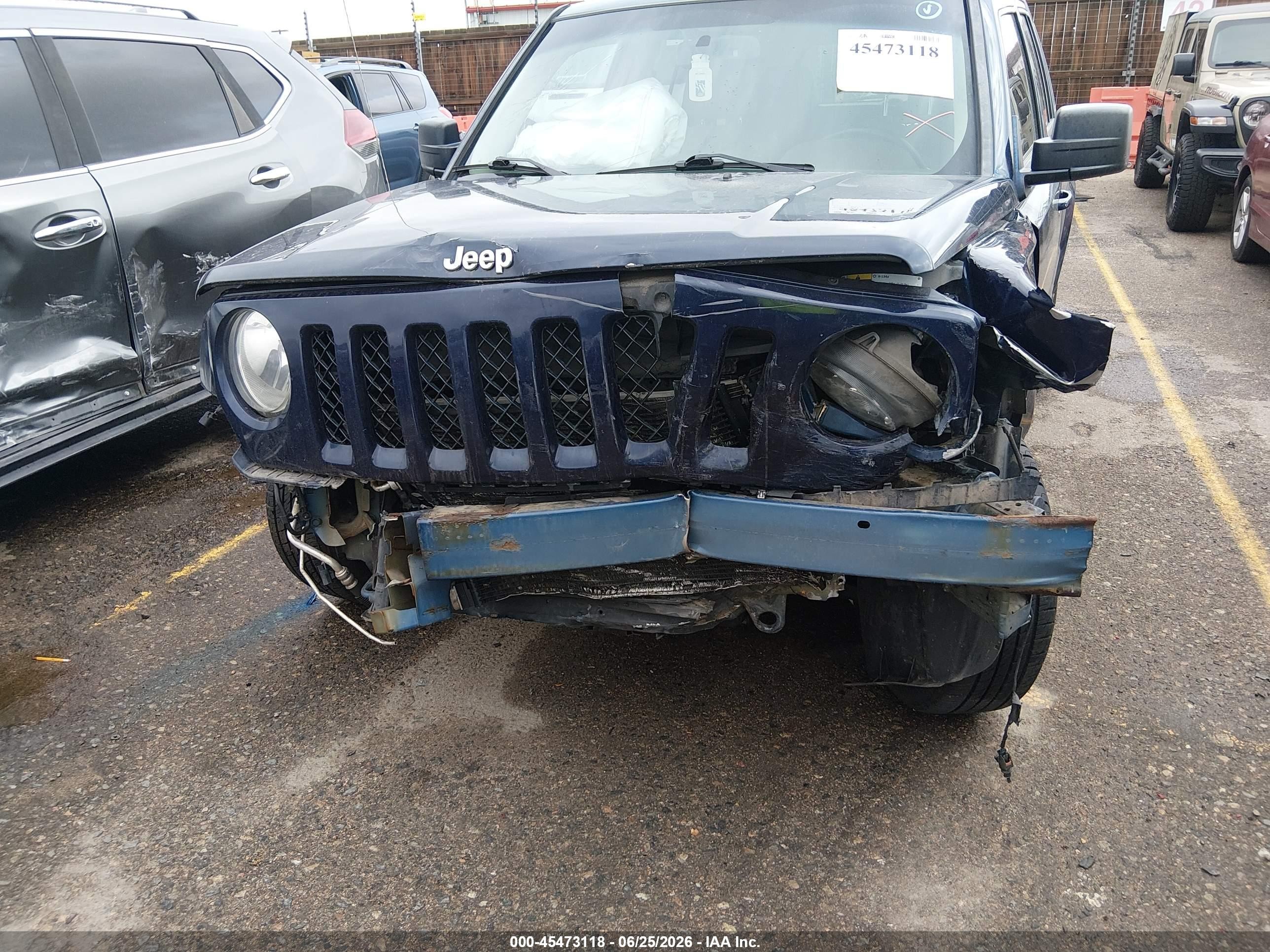 2015 Jeep Patriot High Altitude Edition Синий vin: 1C4NJRFB9FD152120