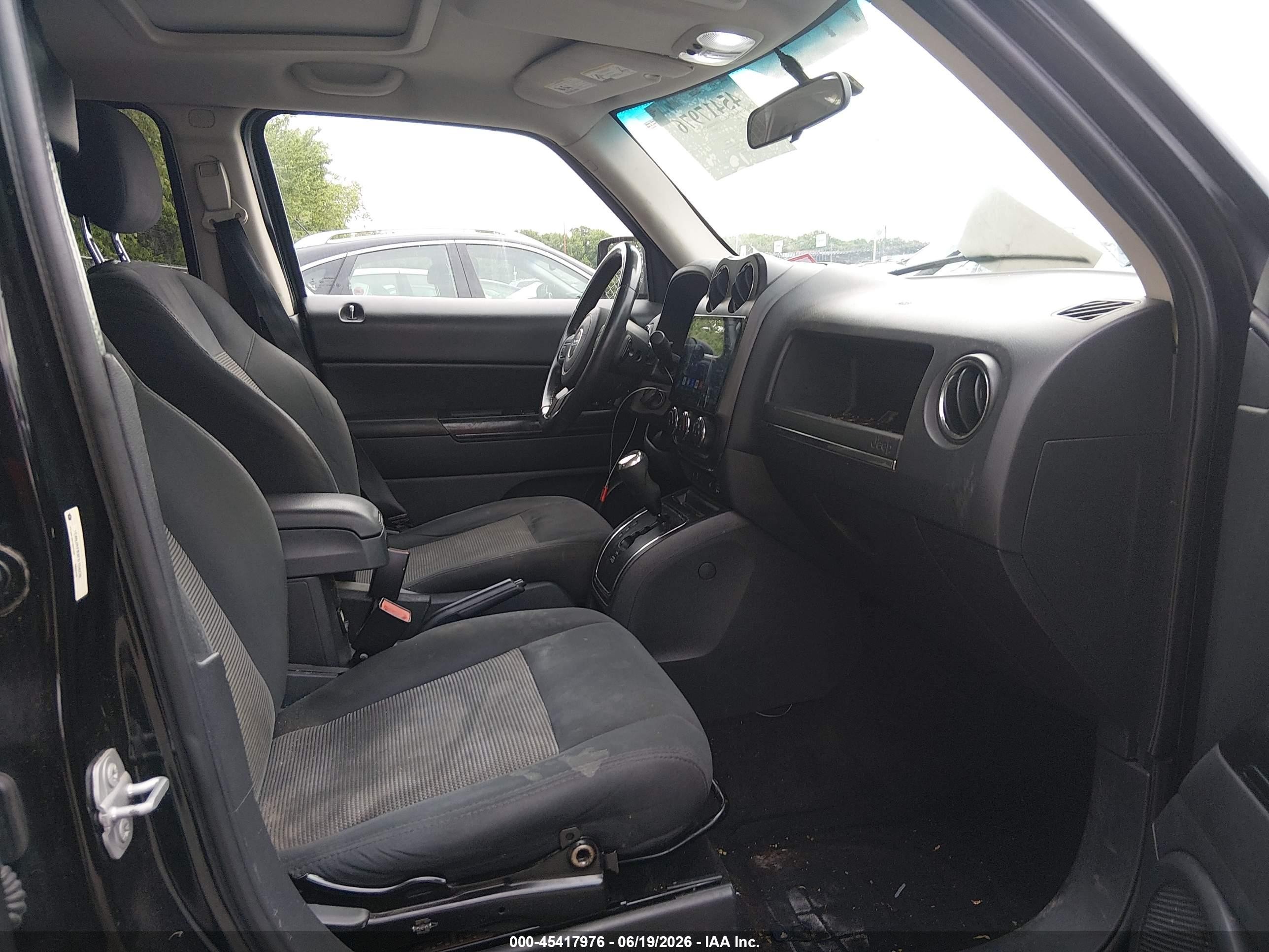 2015 Jeep Patriot Latitude Black vin: 1C4NJRFB9FD154238