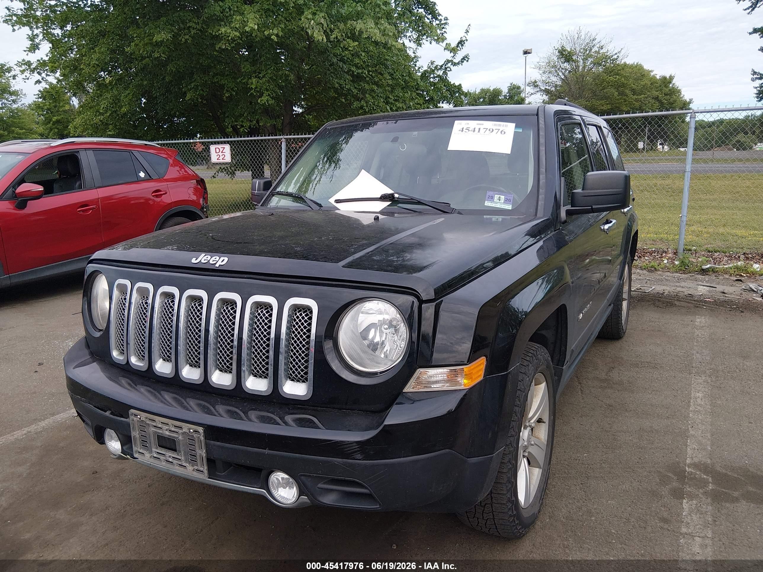 2015 Jeep Patriot Latitude Black vin: 1C4NJRFB9FD154238